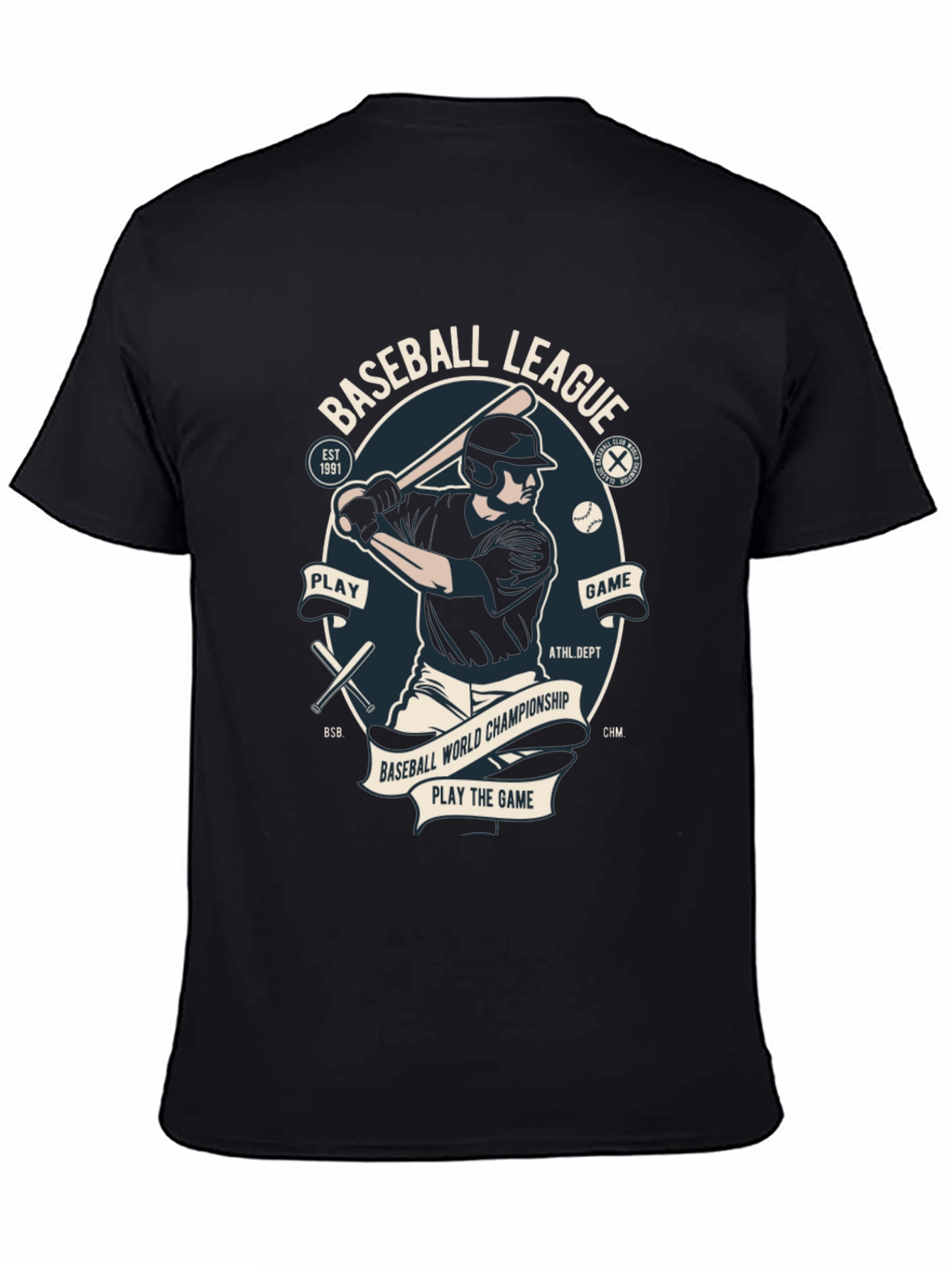 Baseball League Graphic T-Shirt