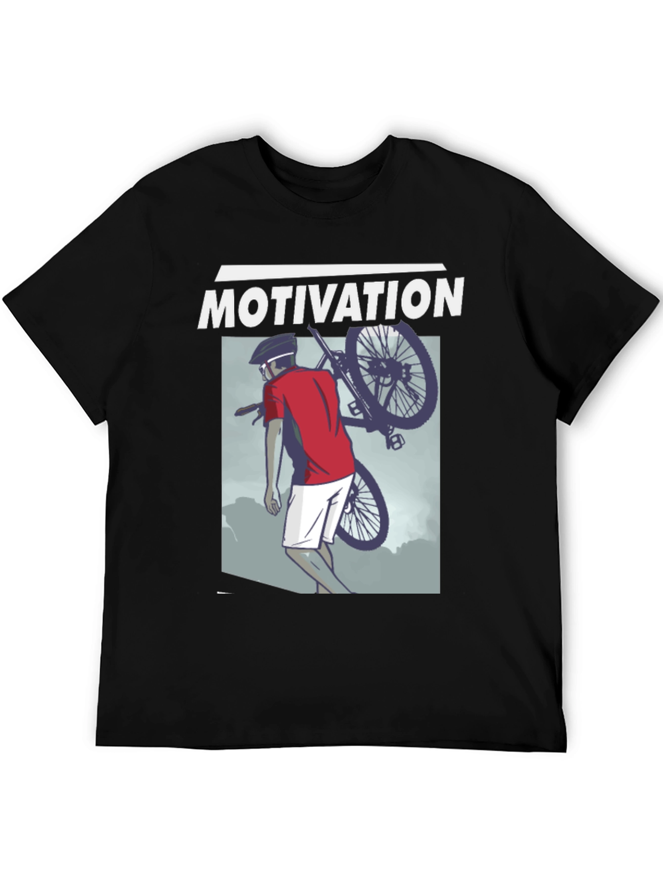 Motivation Cyclist Graphic T-Shirt