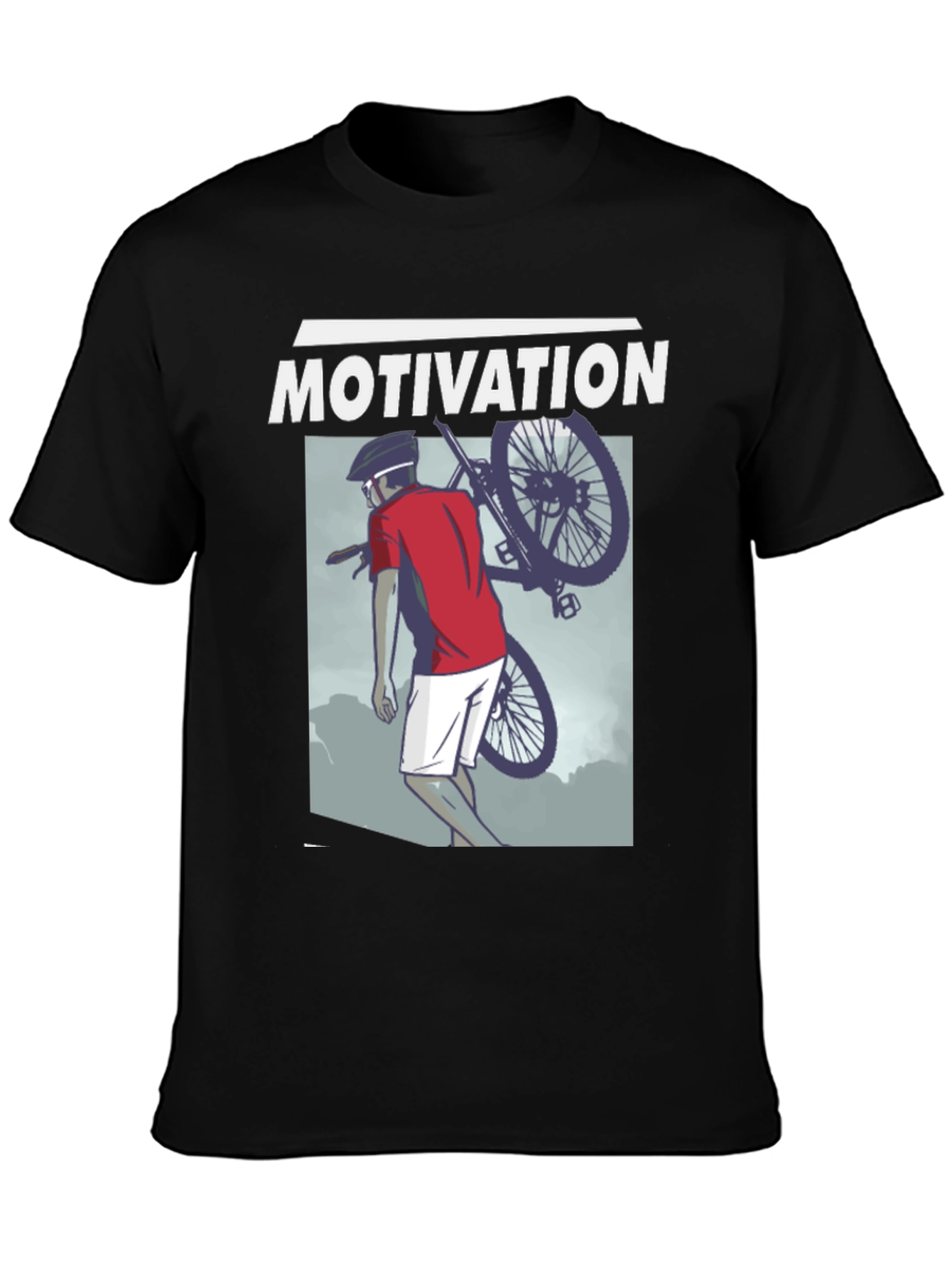 Motivation Cyclist Graphic T-Shirt