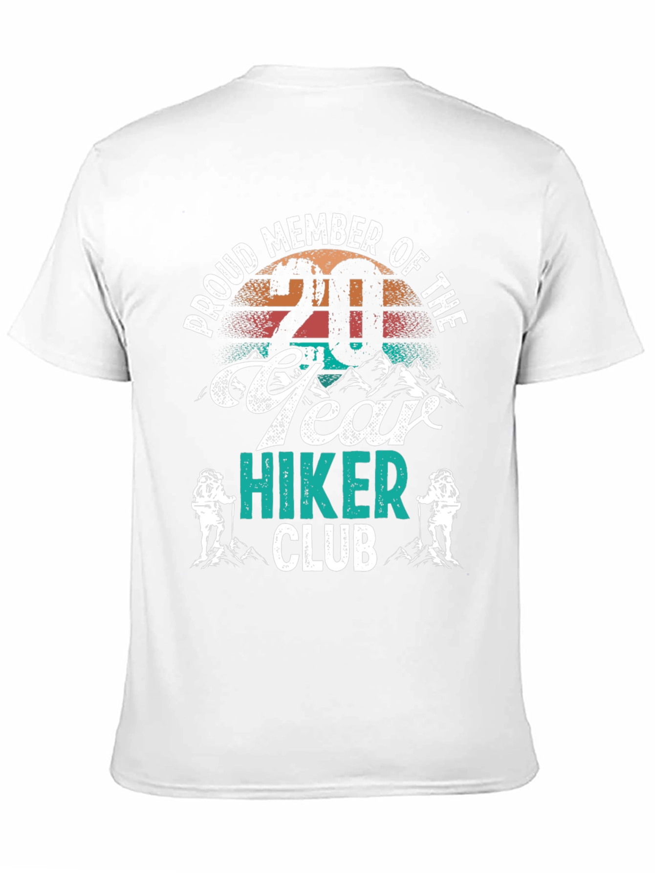 Proud Member 20 Year Hiker Club T-Shirt