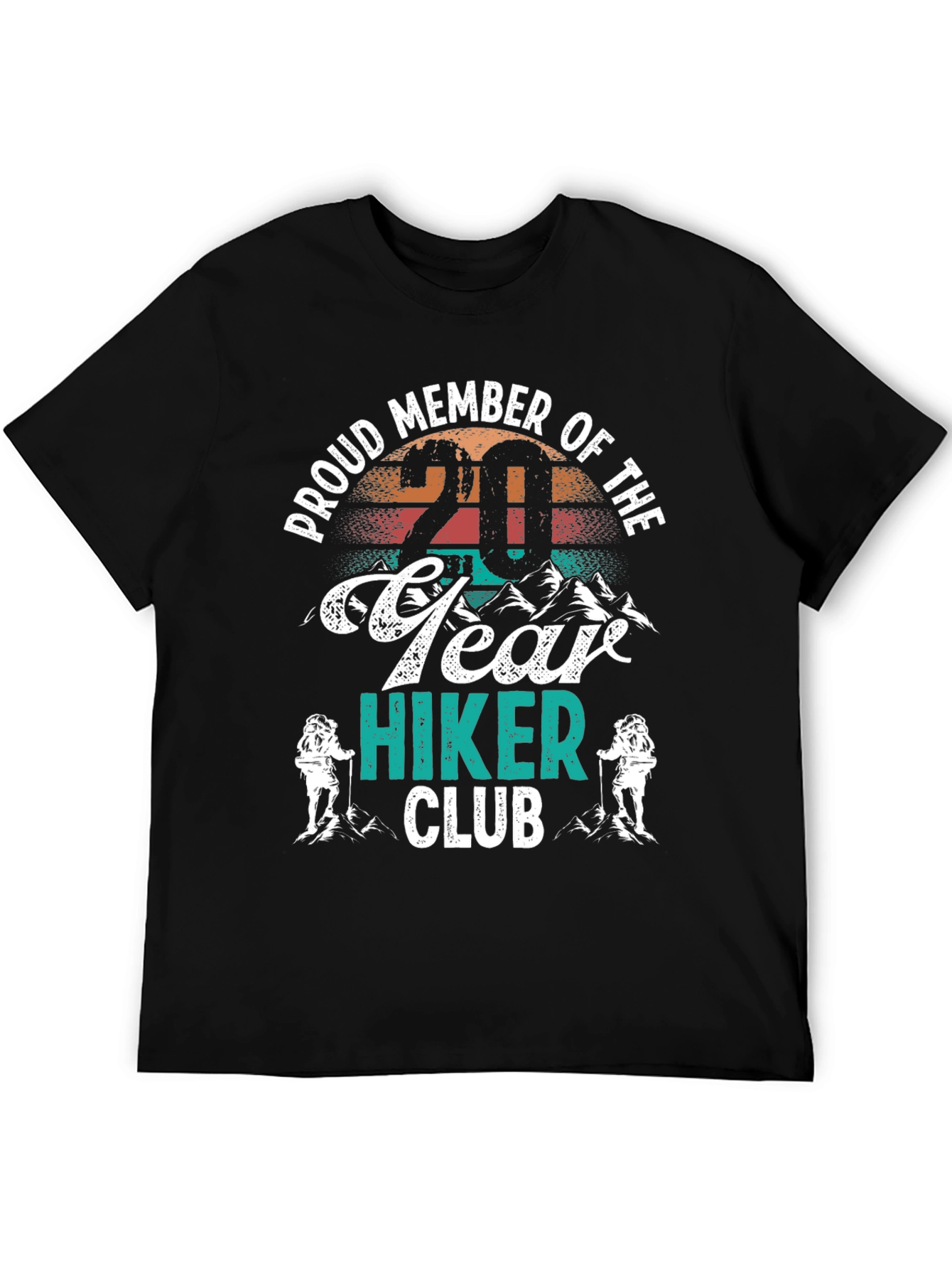 Proud Member 20 Year Hiker Club T-Shirt