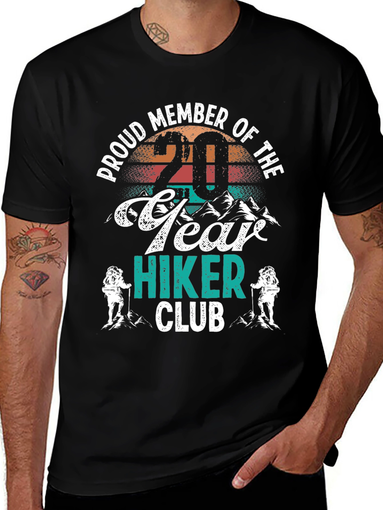 Proud Member 20 Year Hiker Club T-Shirt