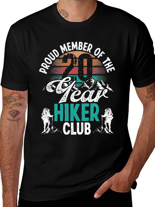 Proud Member 20 Year Hiker Club T-Shirt