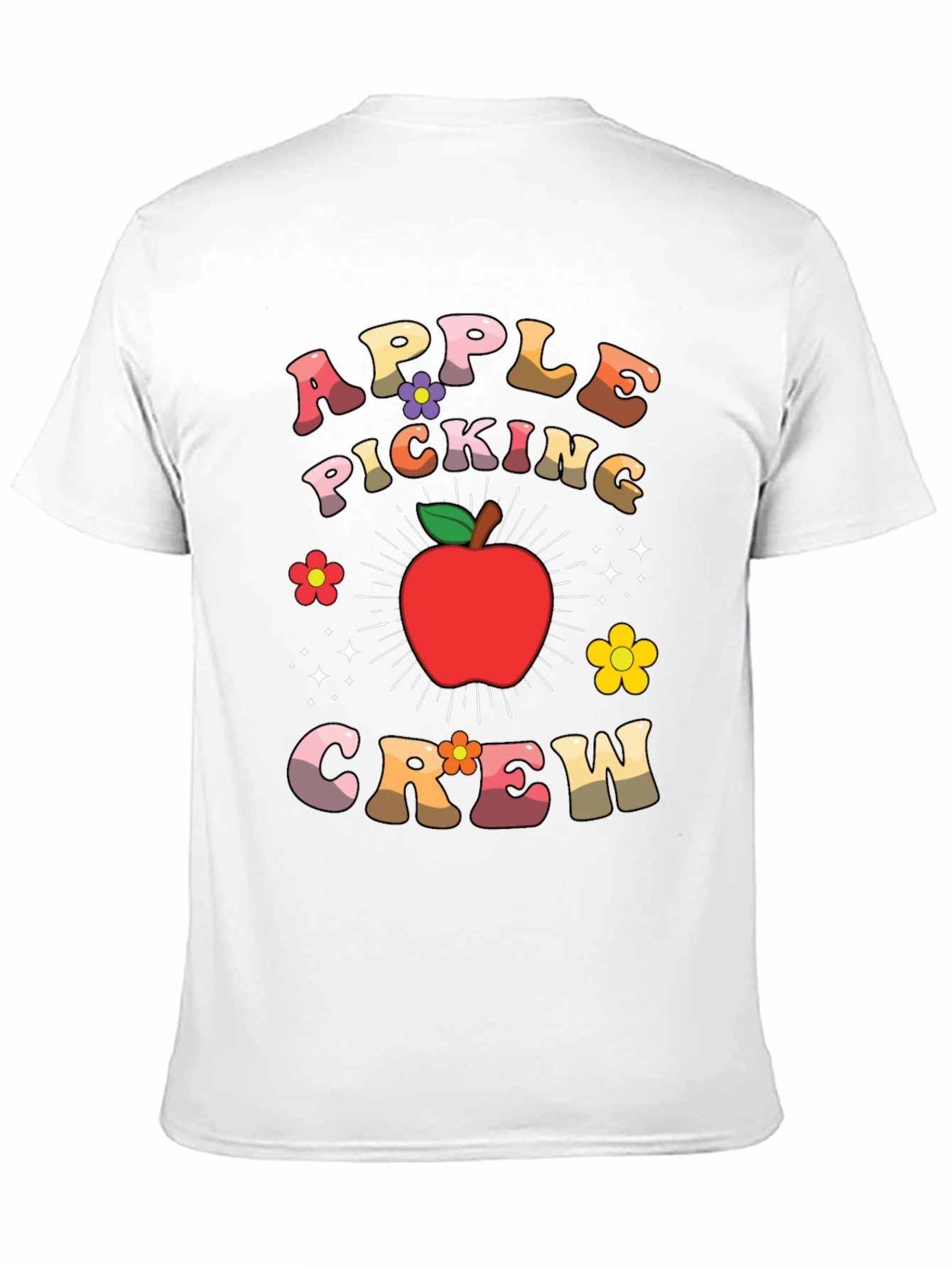 Apple Picking Crew Retro Graphic Tee