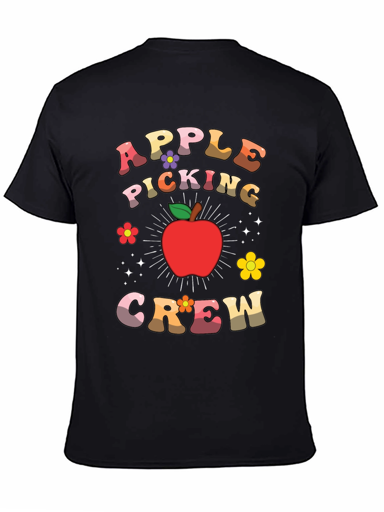 Apple Picking Crew Retro Graphic Tee