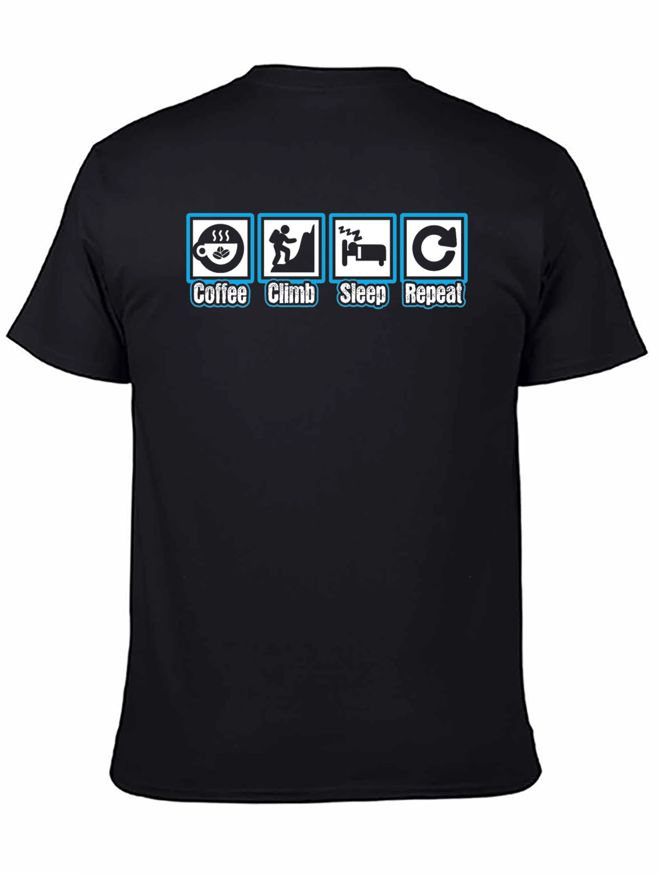 Coffee Climb Sleep Repeat T-Shirt