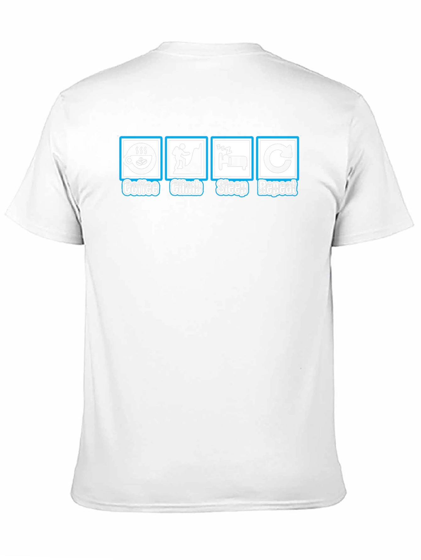 Coffee Climb Sleep Repeat T-Shirt