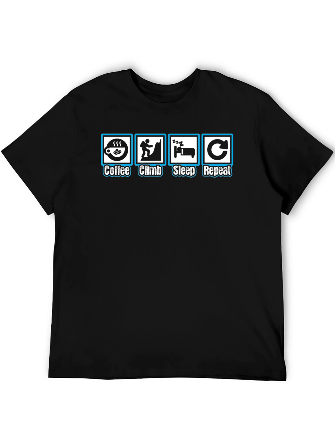 Coffee Climb Sleep Repeat T-Shirt