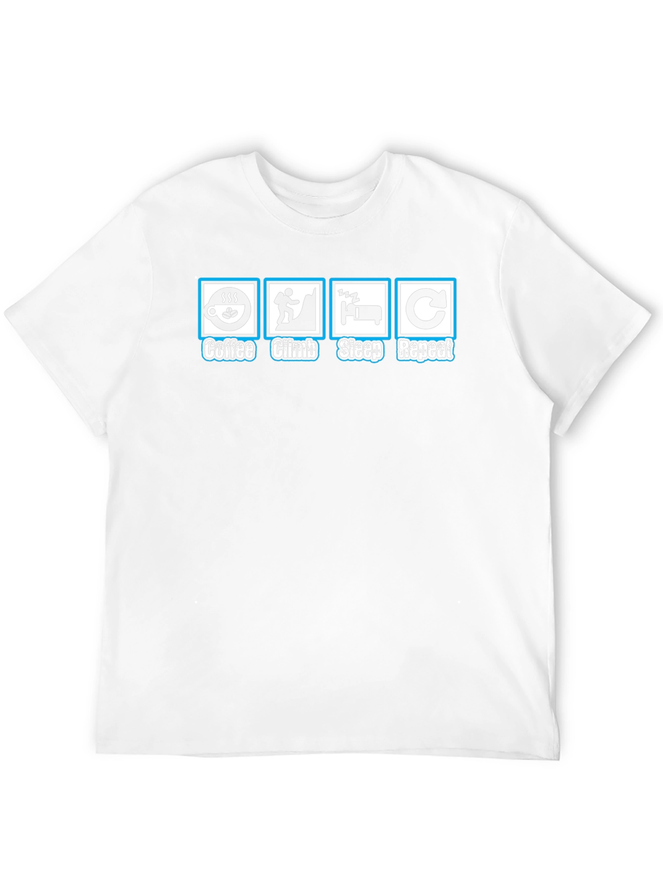 Coffee Climb Sleep Repeat T-Shirt