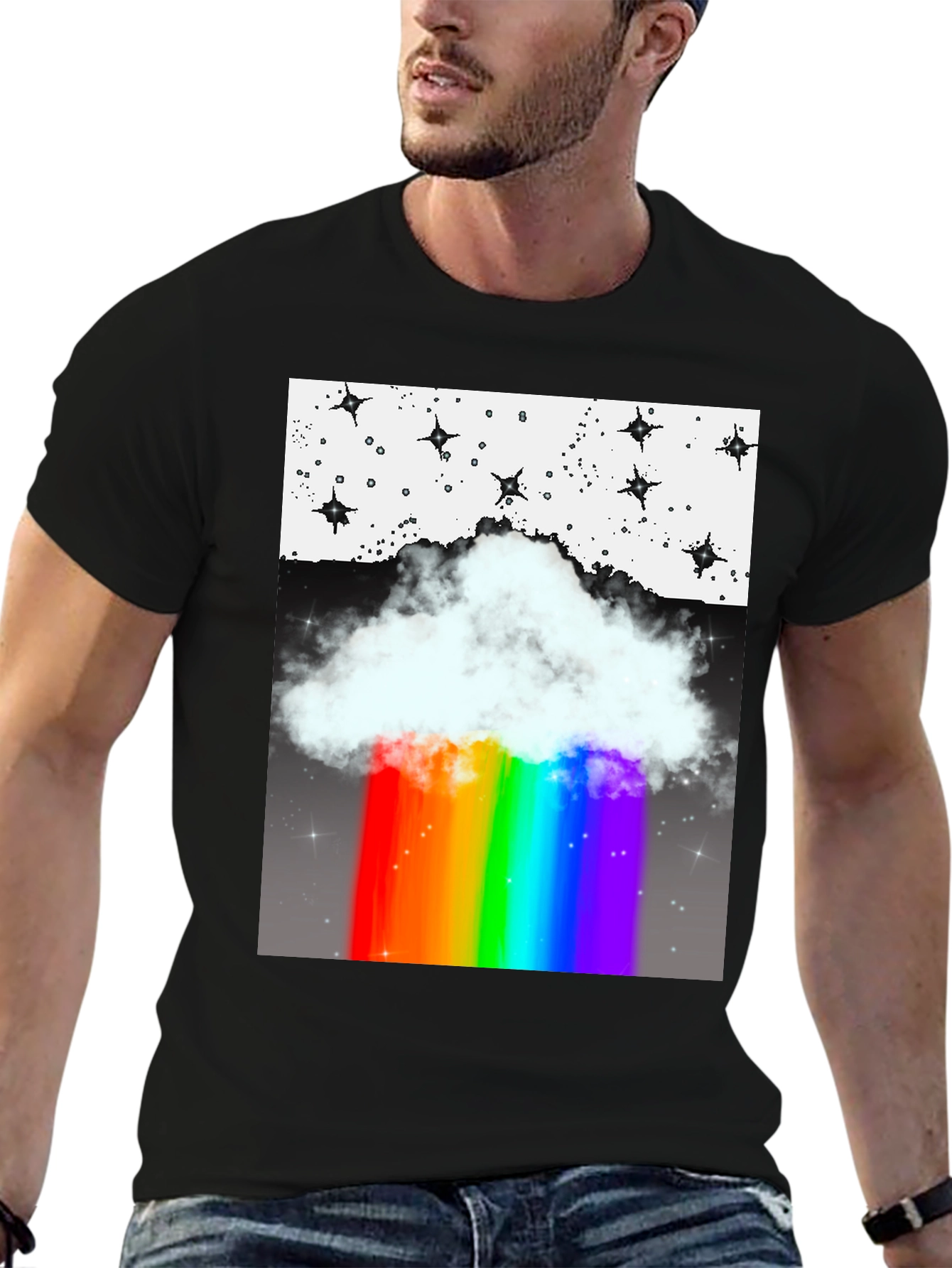 Rainbow Cloud Graphic Tee