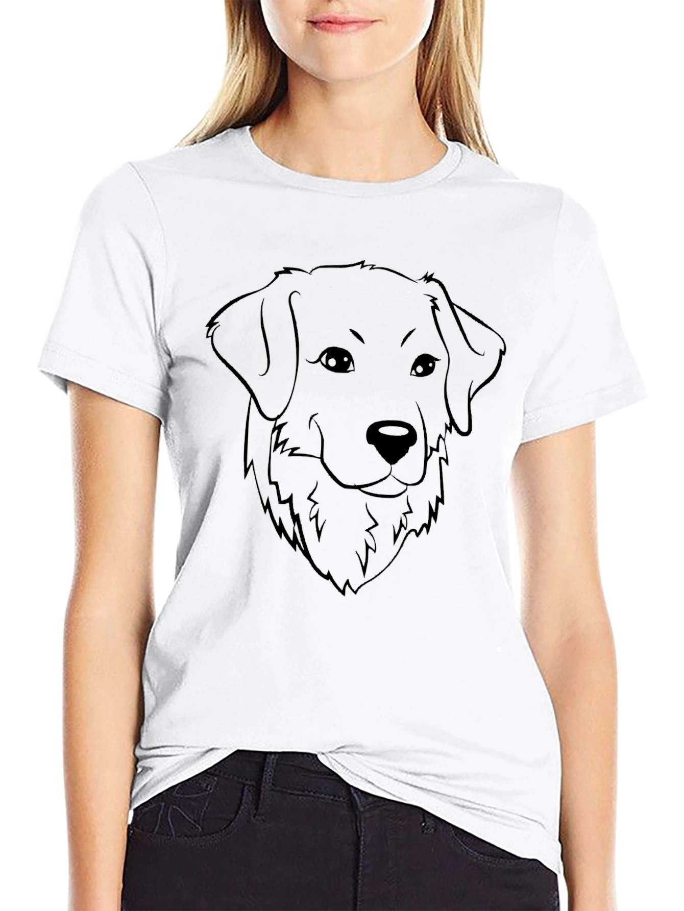 Dog Graphic Tee - Mens Black T-Shirt