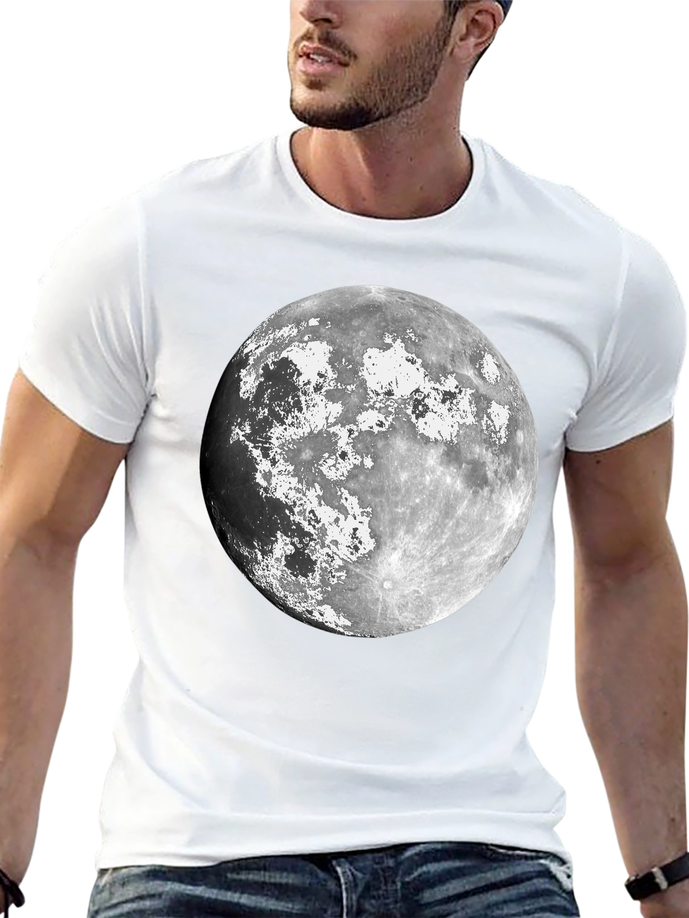 Lunar T-Shirt: Full Moon Graphic Tee