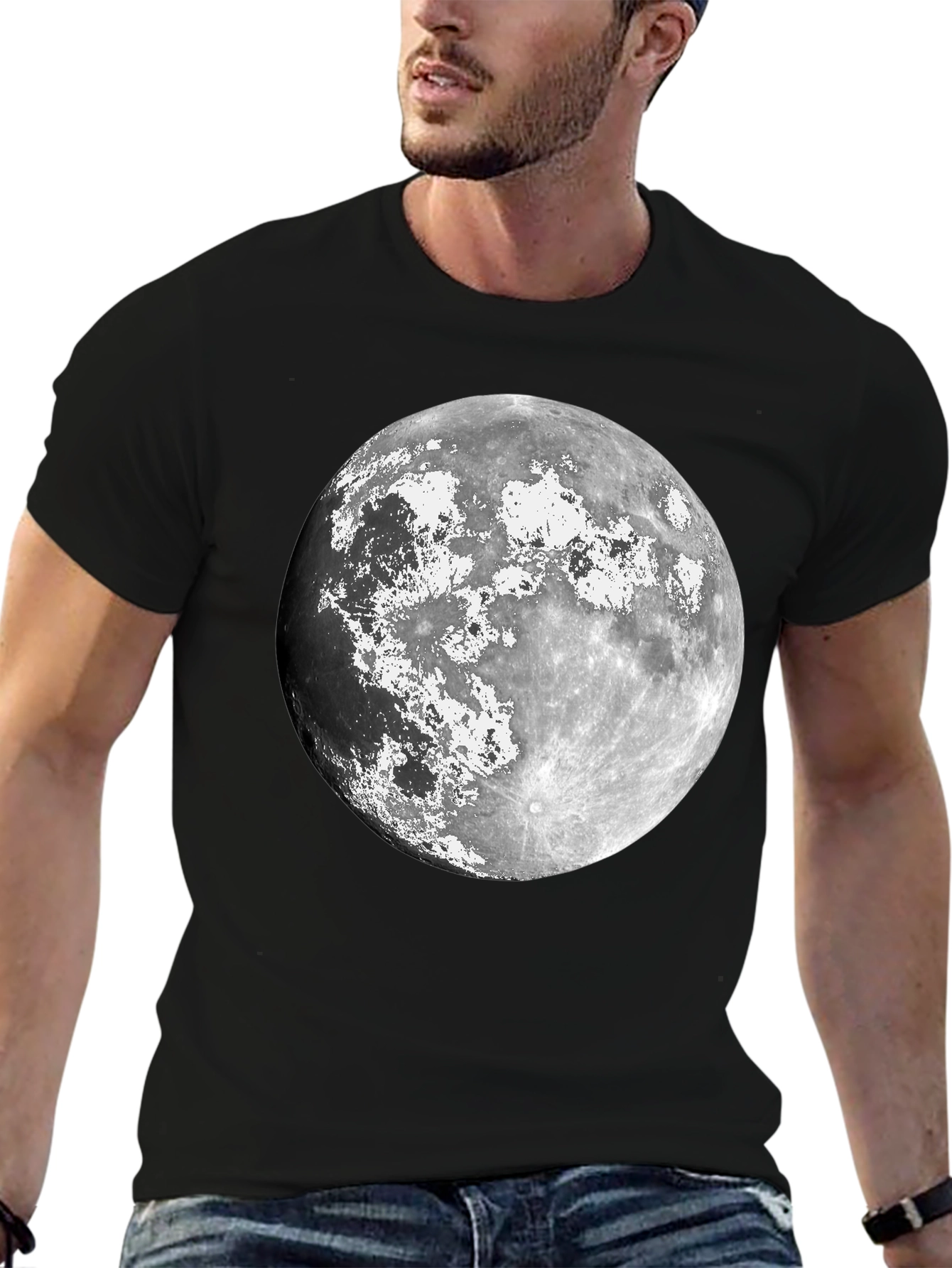 Lunar T-Shirt: Full Moon Graphic Tee