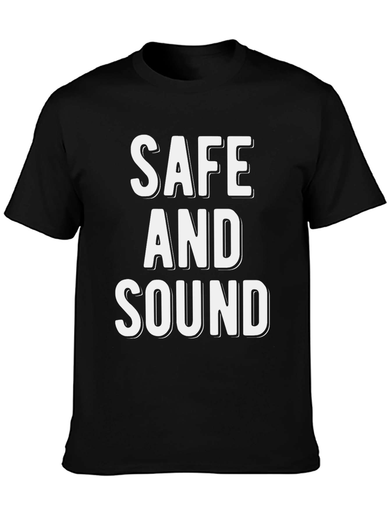 Safe and Sound Graphic Tee - Stylish Comfort
