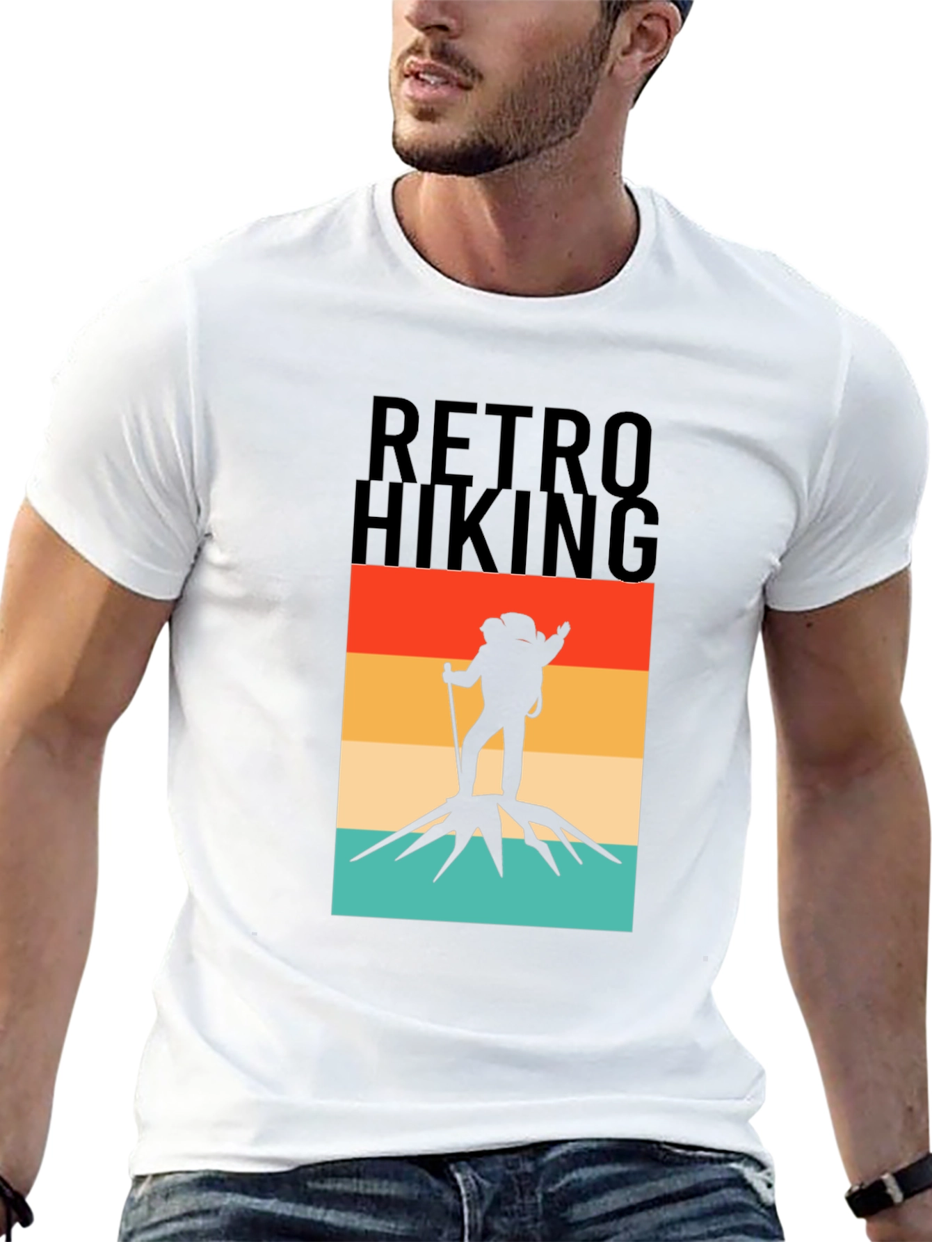 Retro Hiking Graphic T-Shirt