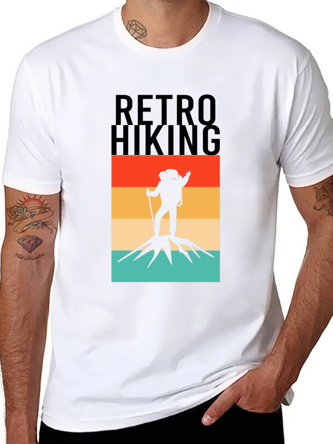 Retro Hiking Graphic T-Shirt
