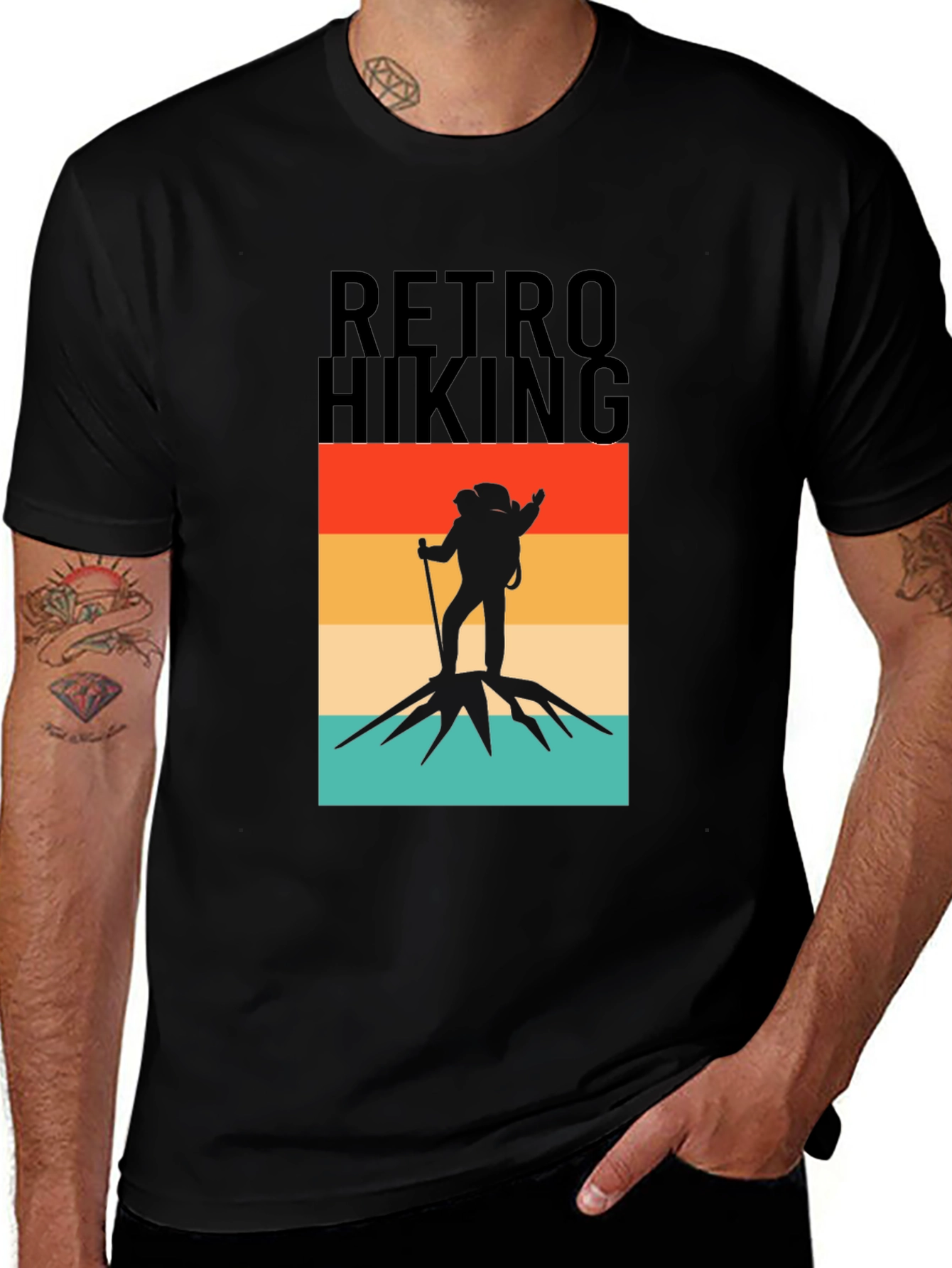 Retro Hiking Graphic T-Shirt