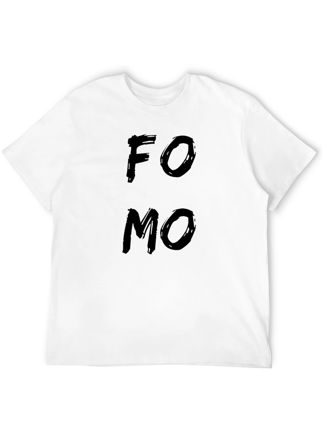FOMO T-Shirt - Black Cotton Graphic Tee