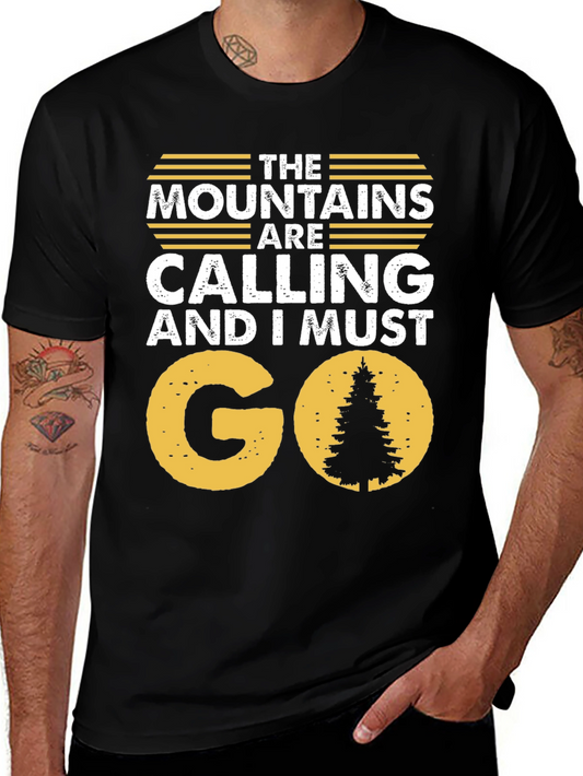 Mountains Are Calling T-Shirt - Adventure Awaits!