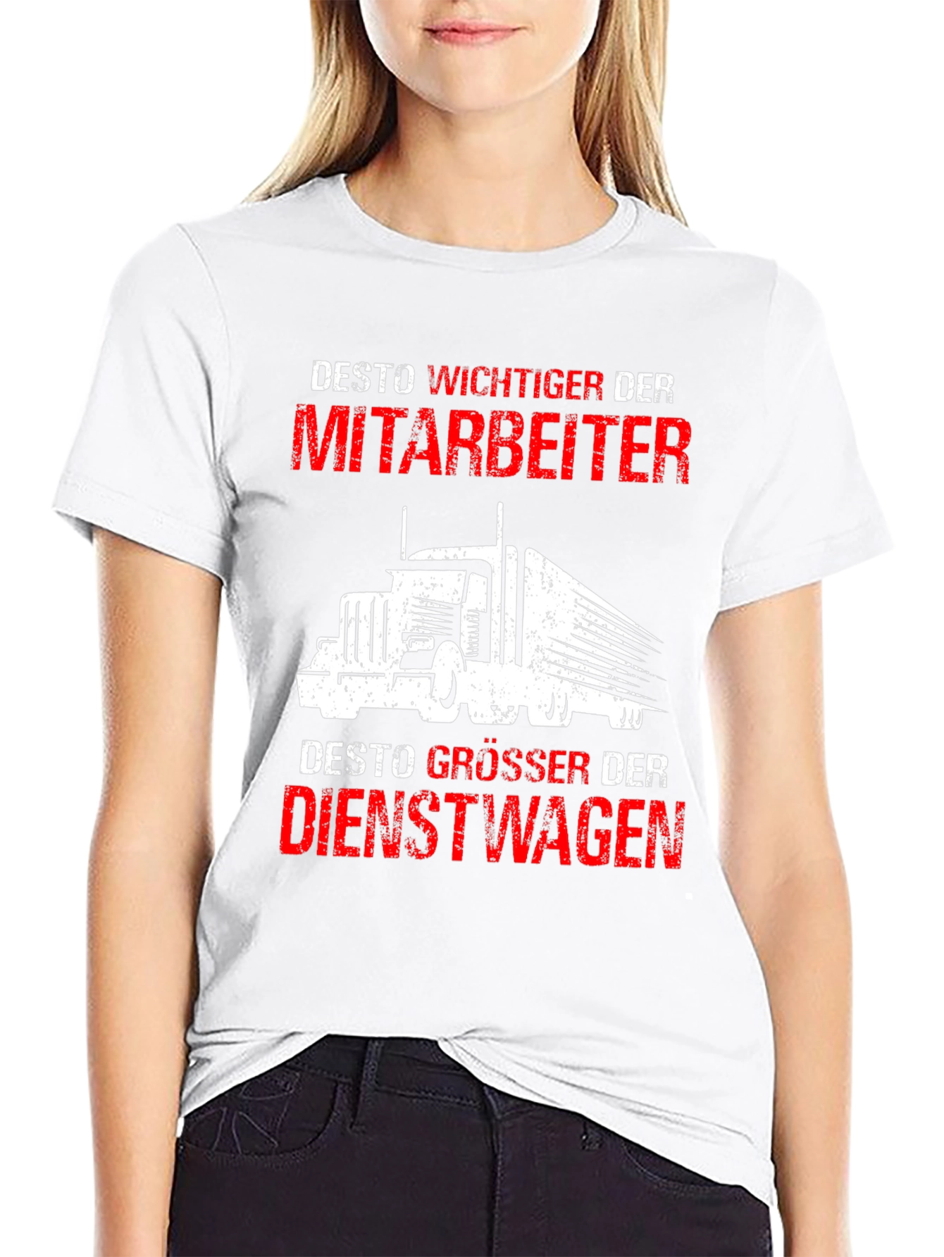 Trucker T-Shirt: Desto Wichtiger Der Mitarbeiter Design