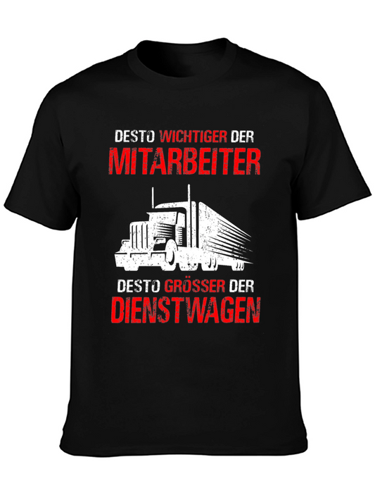 Trucker T-Shirt: Desto Wichtiger Der Mitarbeiter Design