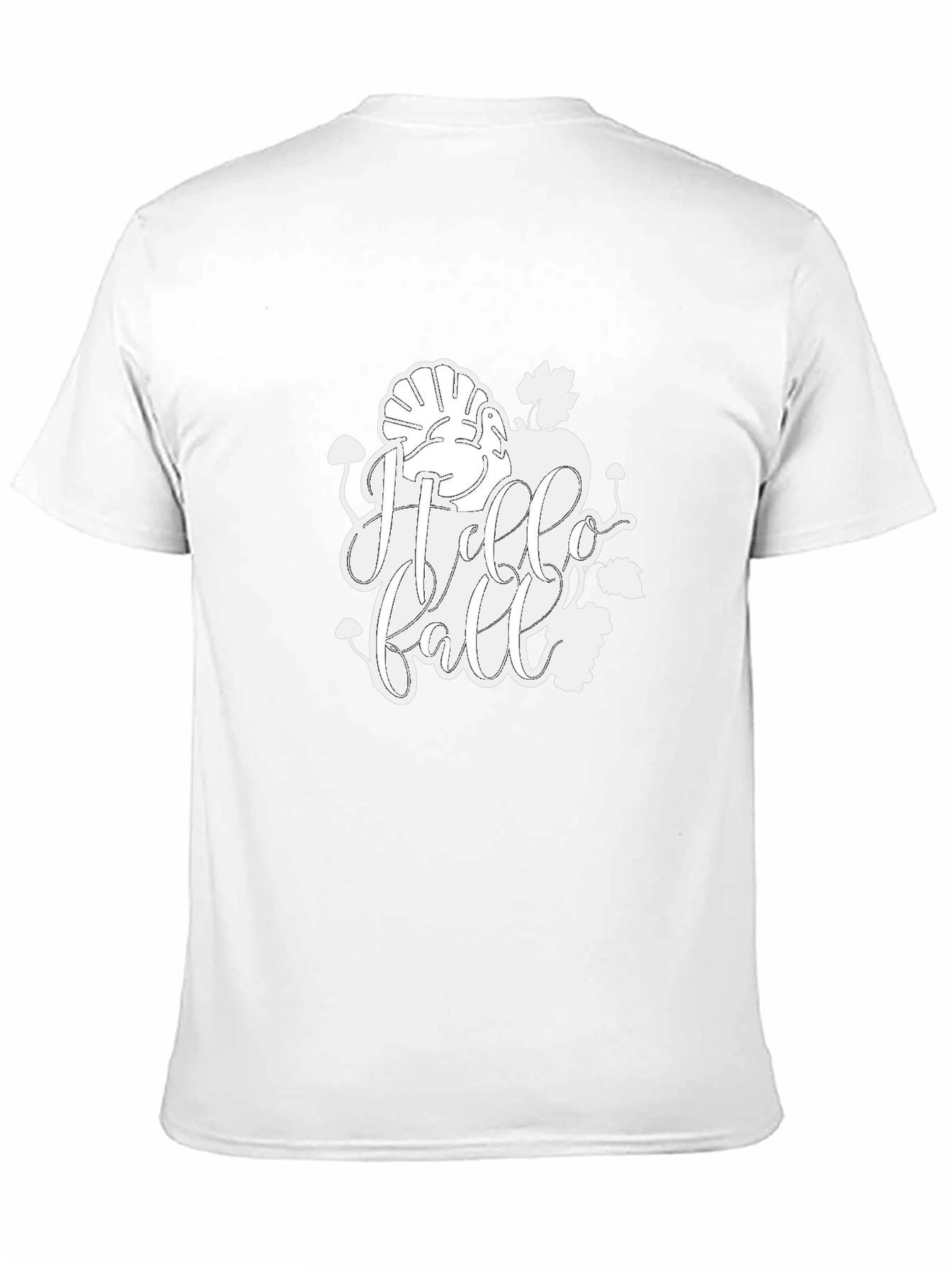 Hello Fall T-Shirt - Autumn Thanksgiving Design