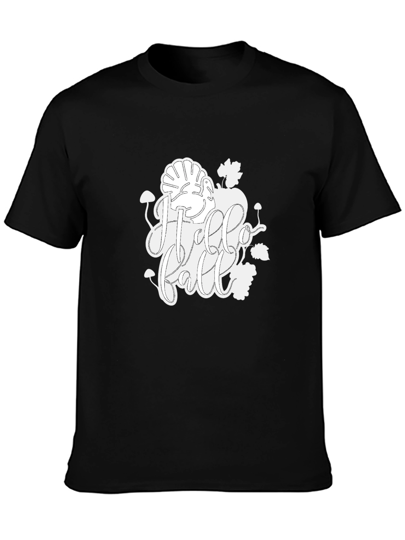 Hello Fall T-Shirt - Autumn Thanksgiving Design