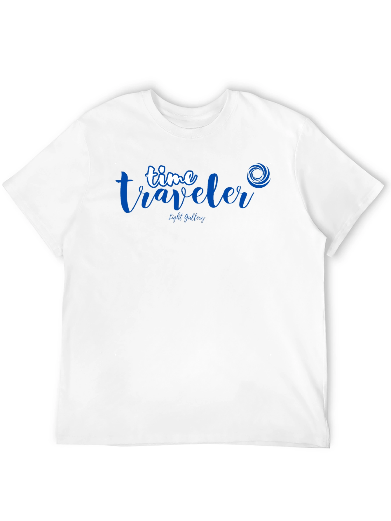 Time Traveler Black Graphic Tee - Premium Cotton Blend