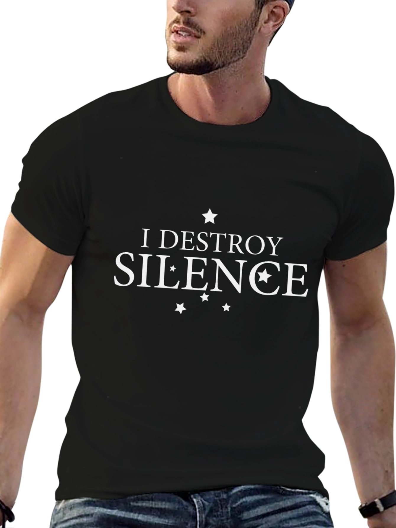I Destroy Silence Graphic T-Shirt