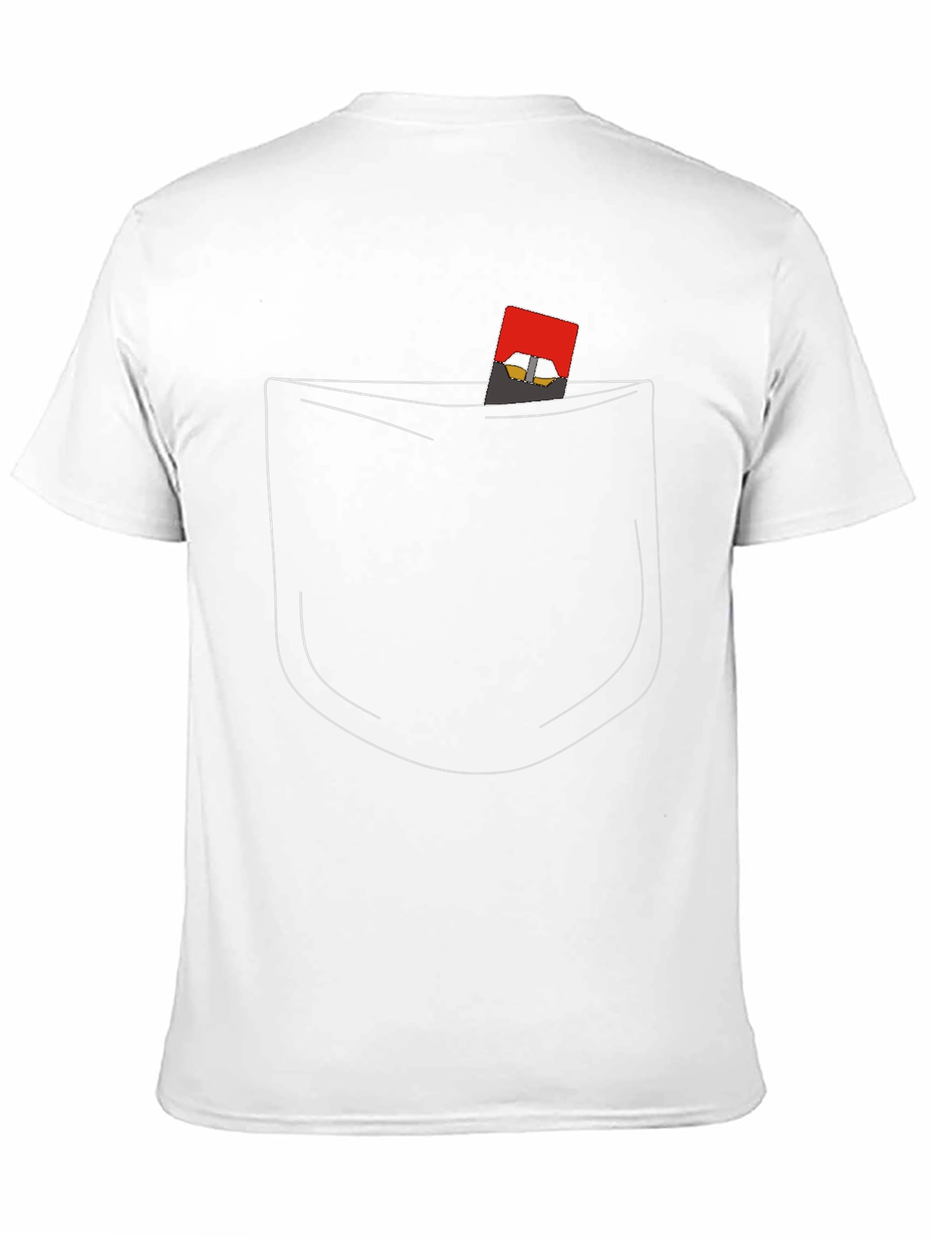 Novelty Pocket T-Shirt - Cool Graphic Tee