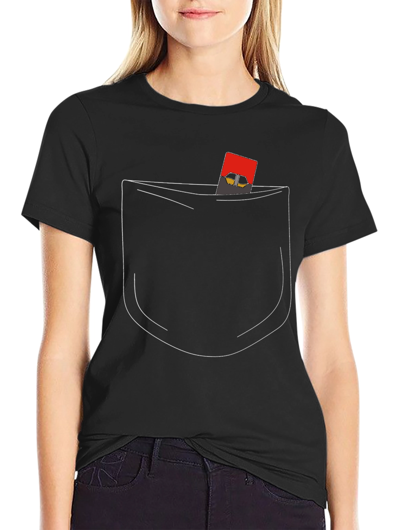 Novelty Pocket T-Shirt - Cool Graphic Tee