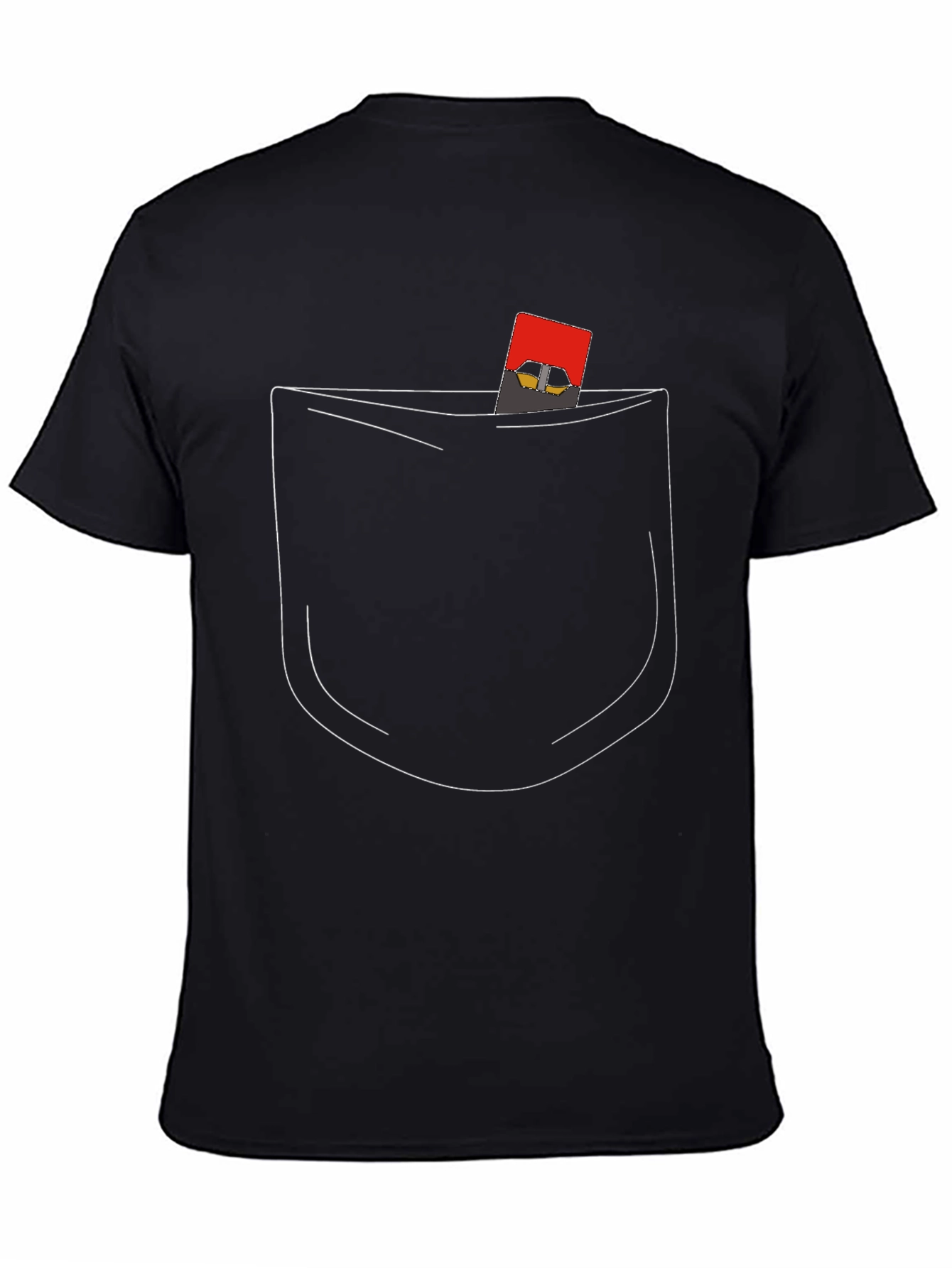 Novelty Pocket T-Shirt - Cool Graphic Tee