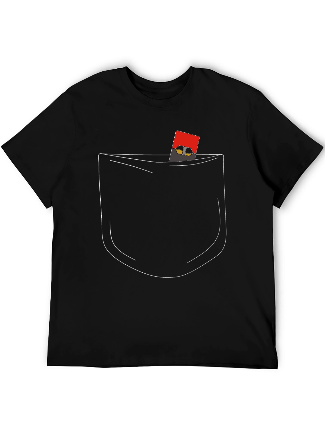Novelty Pocket T-Shirt - Cool Graphic Tee