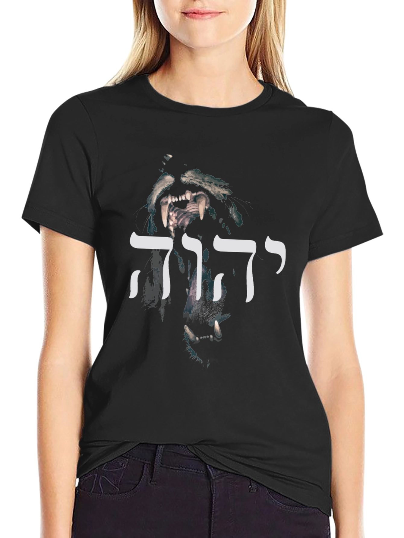 Lion of Judah Graphic Black T-Shirt