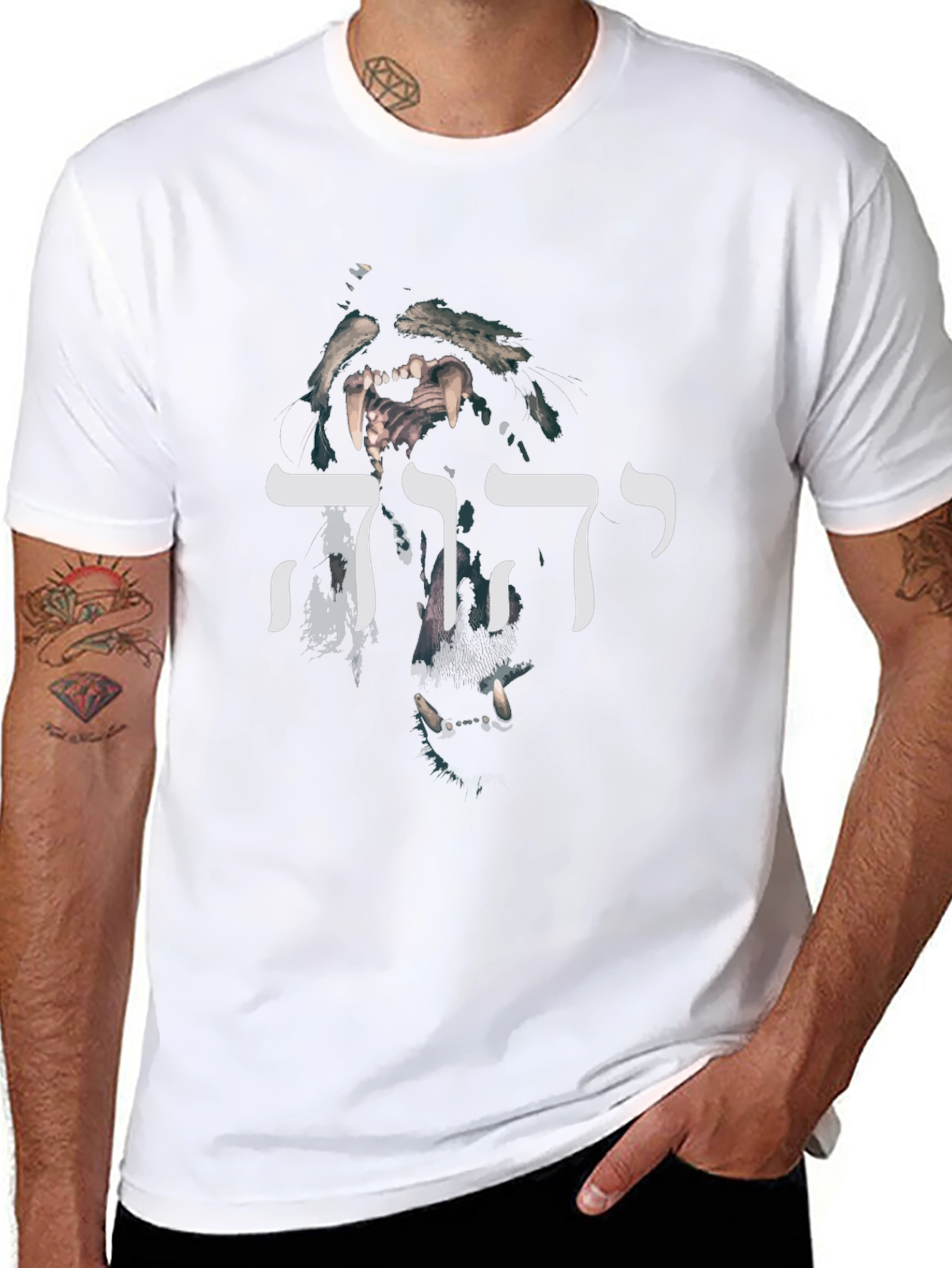Lion of Judah Graphic Black T-Shirt