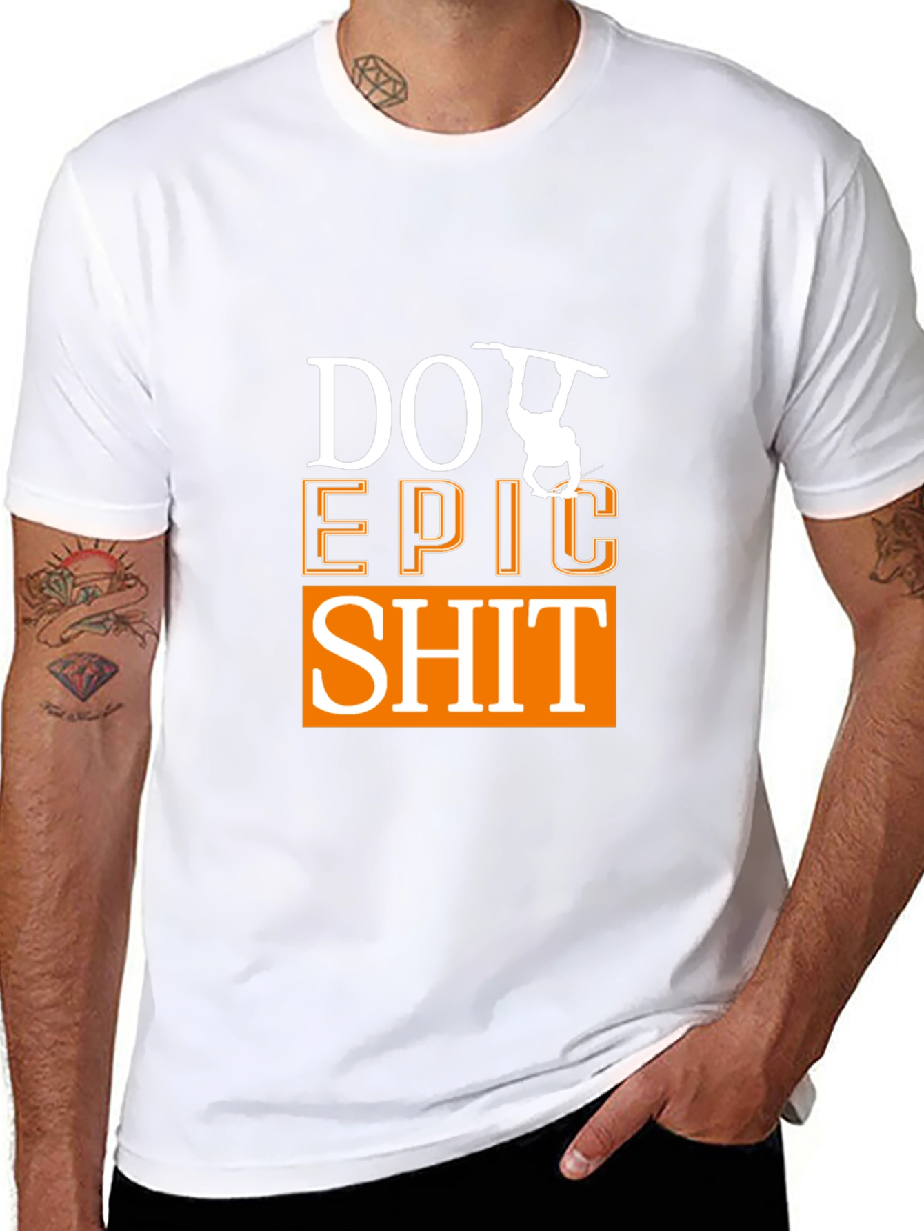 Do Epic Shit Graphic Tee - Black T-Shirt
