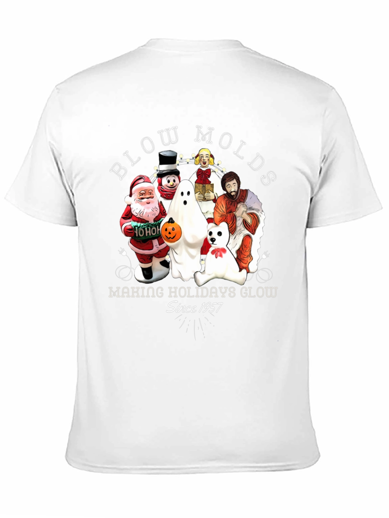 Blow Molds Holiday Glow Tee
