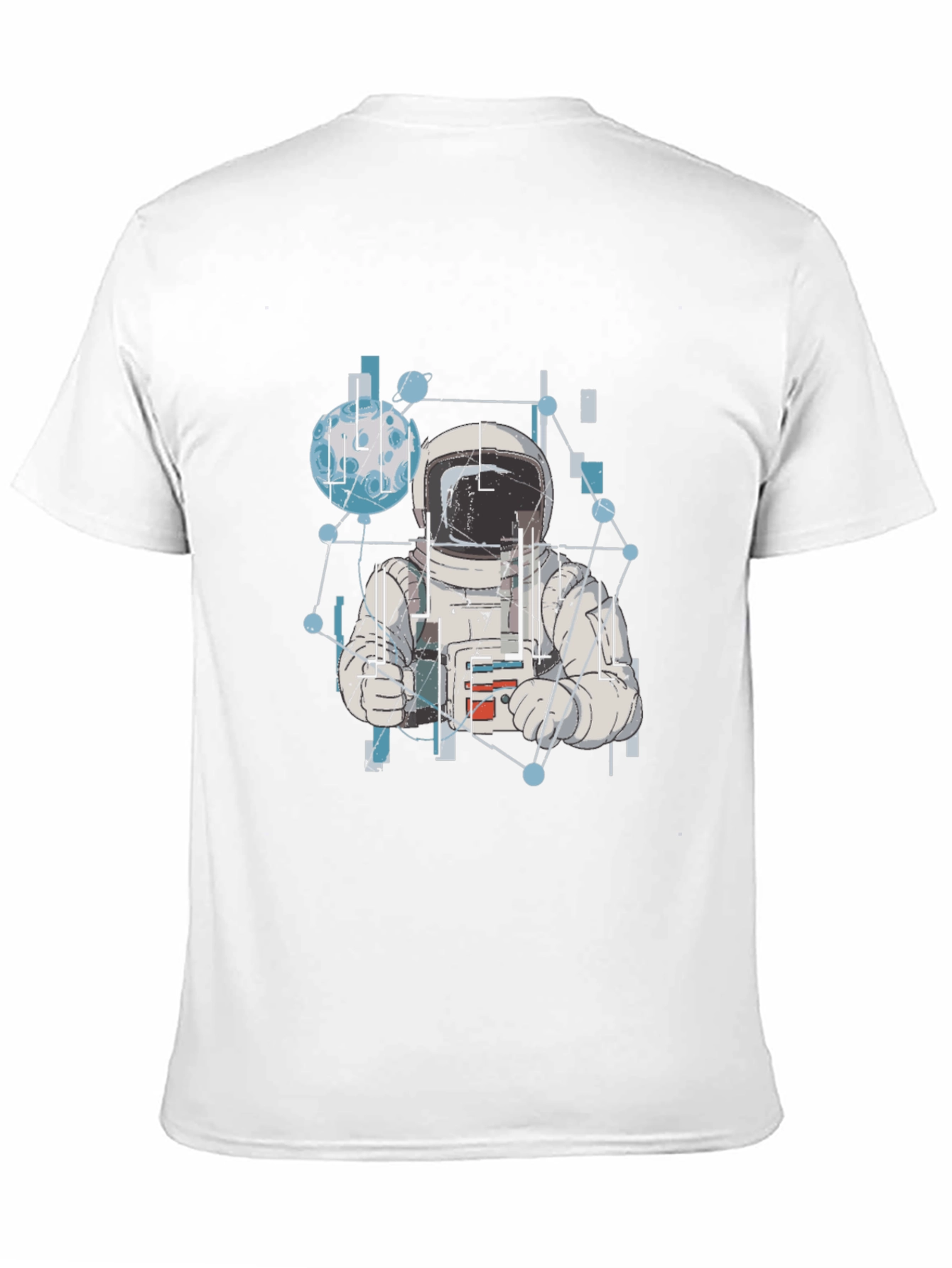 Astronaut Graphic Tee - Black Cotton T-Shirt
