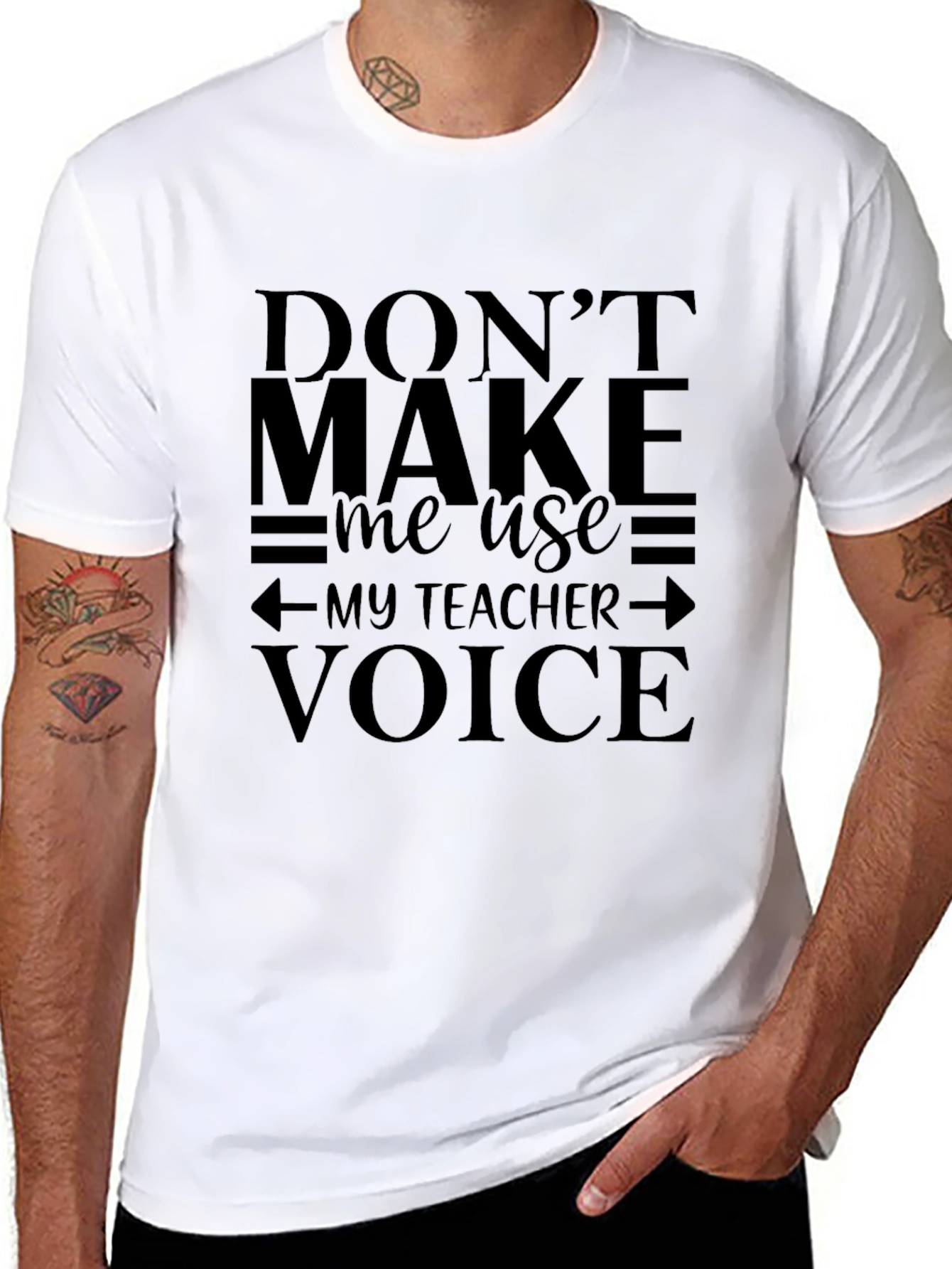 Teacher Voice Graphic T-Shirt - Funny Teacher Shirt