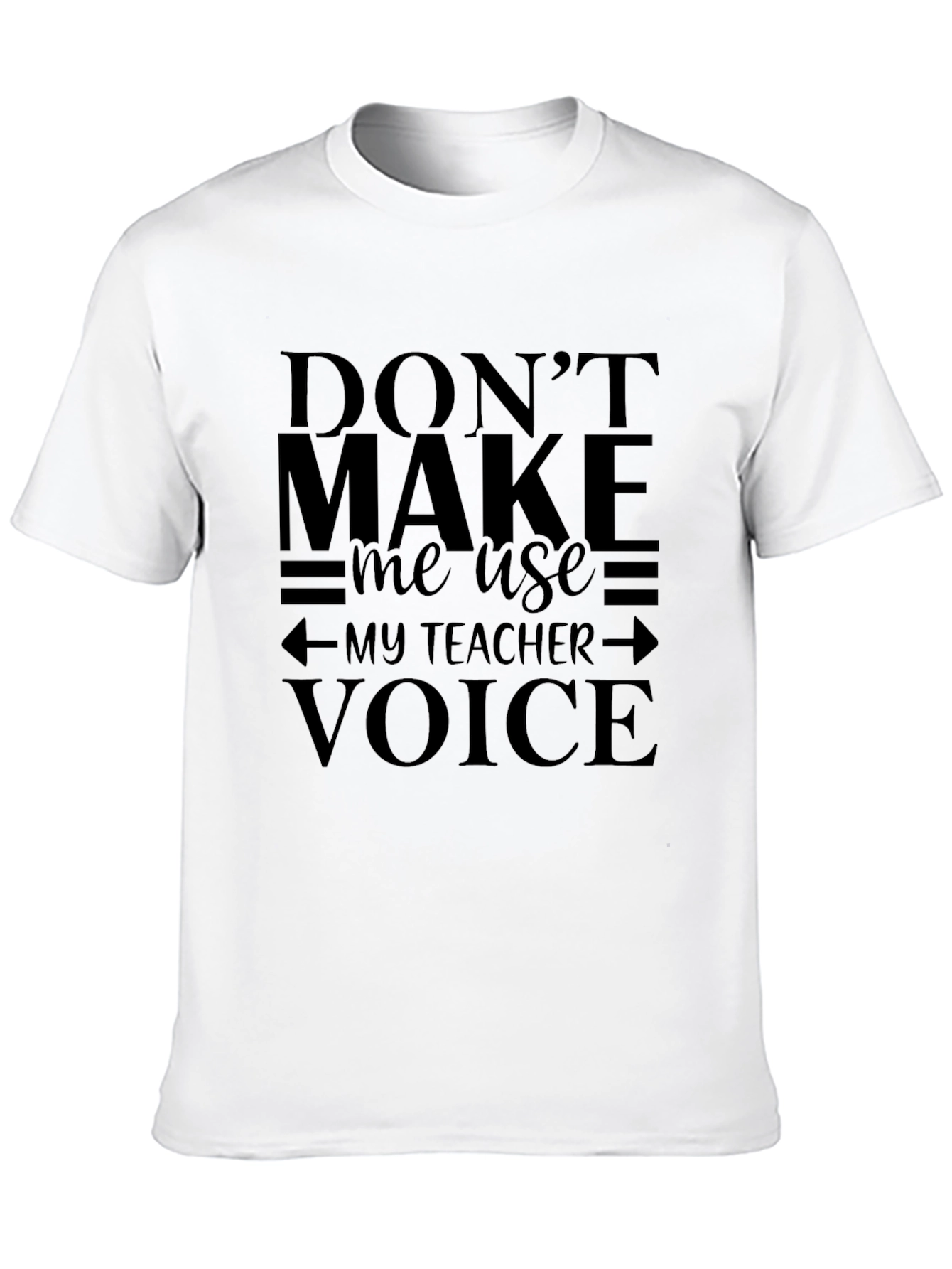Teacher Voice Graphic T-Shirt - Funny Teacher Shirt