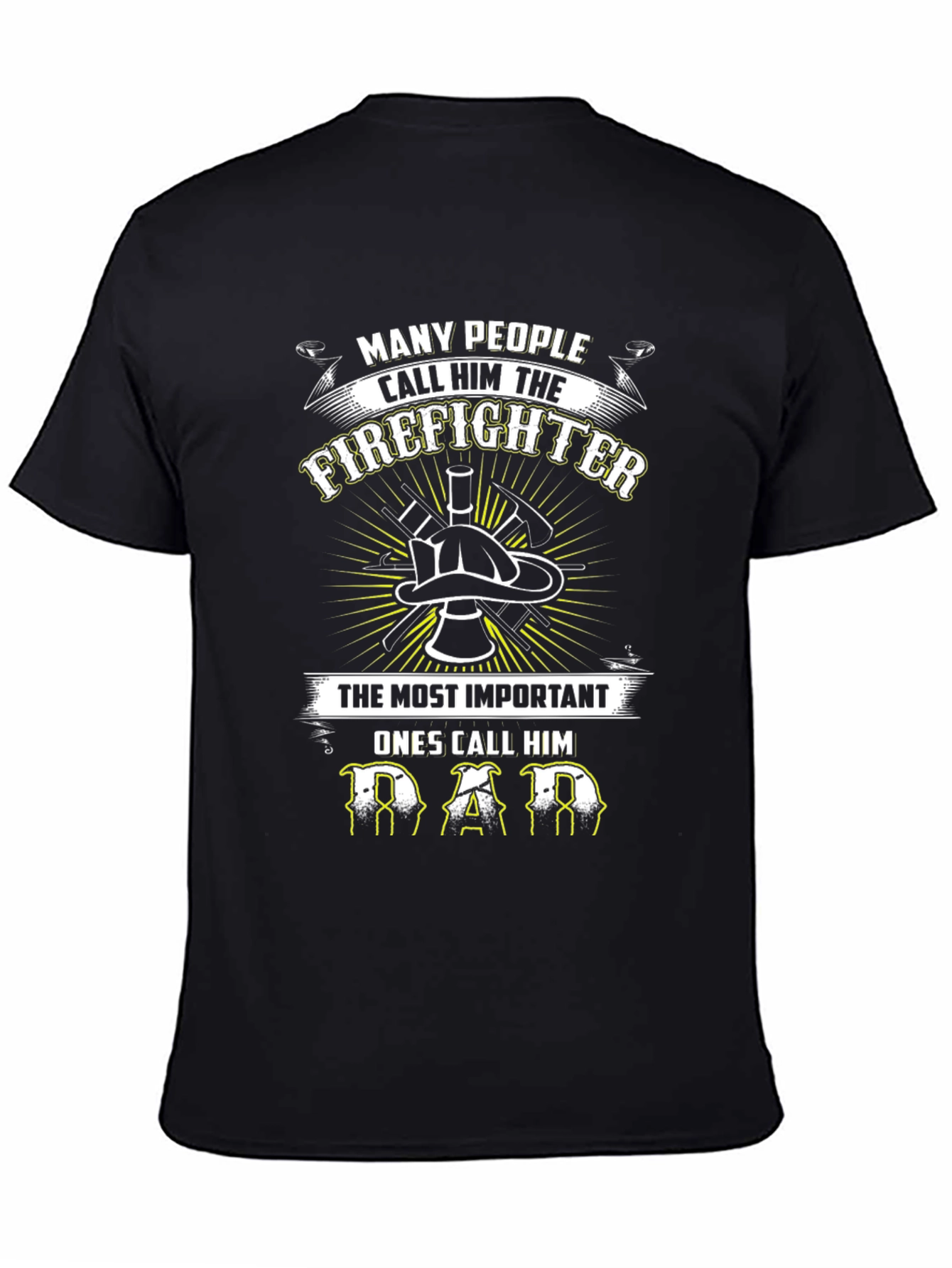 Firefighter Dad Graphic Tee