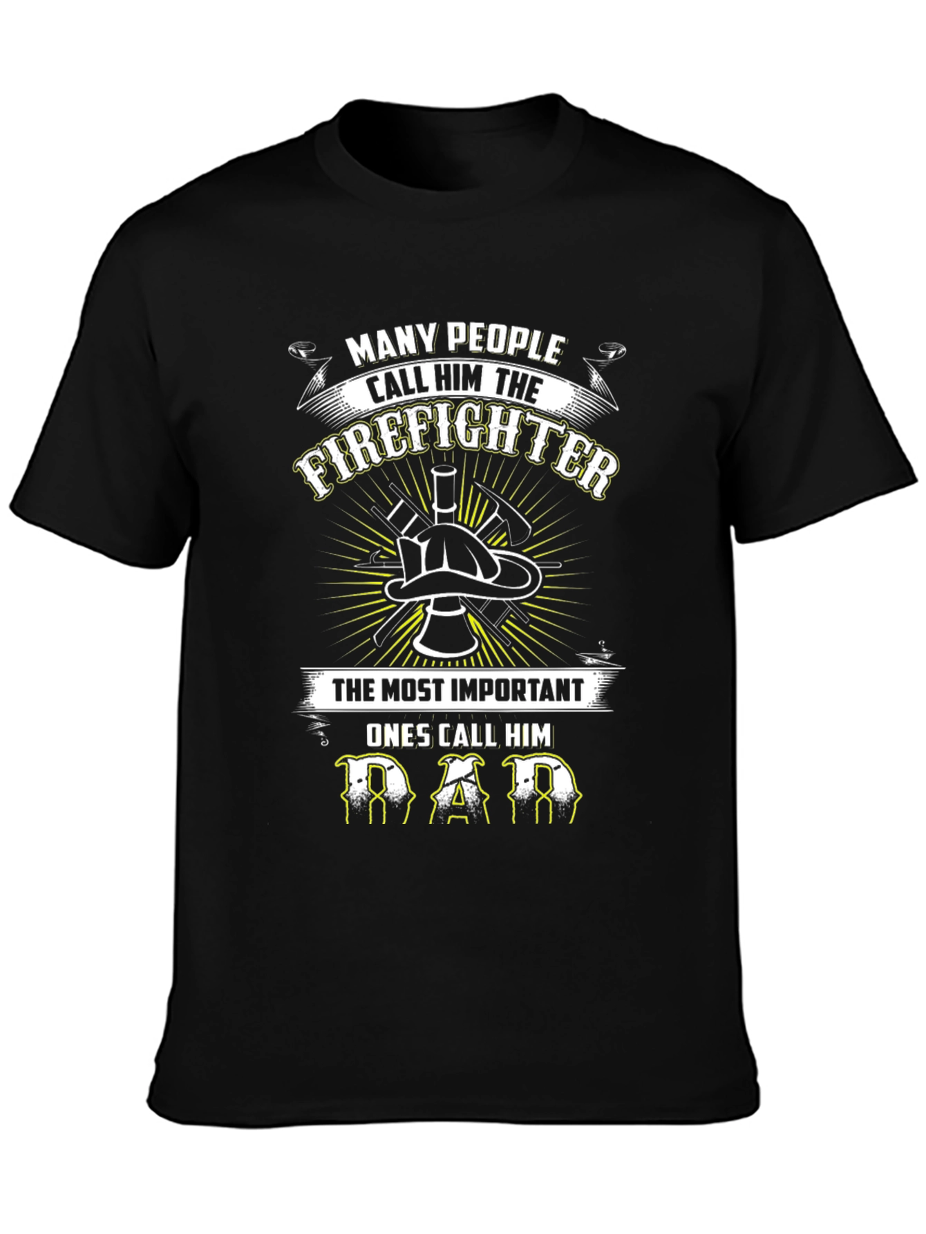 Firefighter Dad Graphic Tee