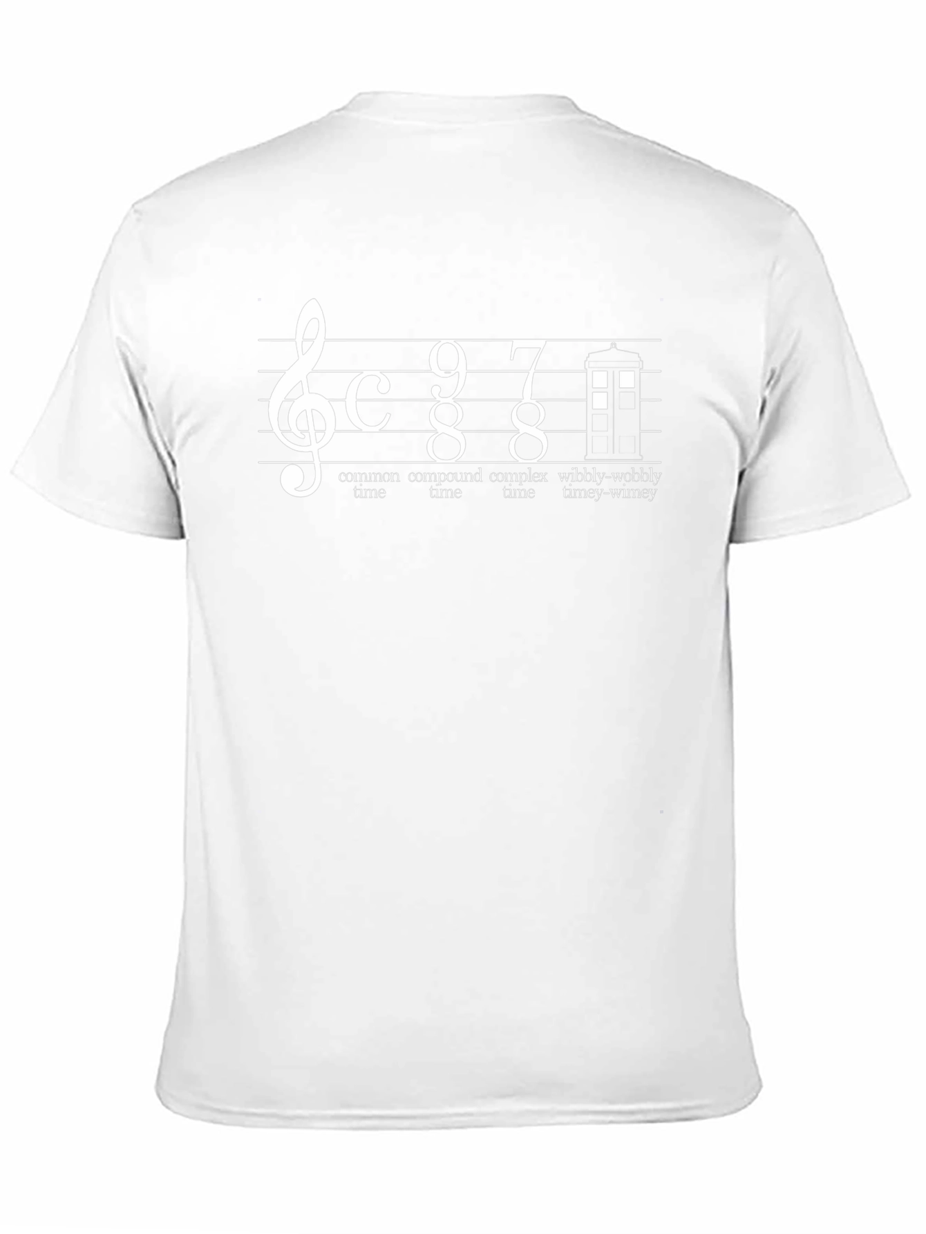 Doctor Who Music Note T-Shirt Timey-Wimey