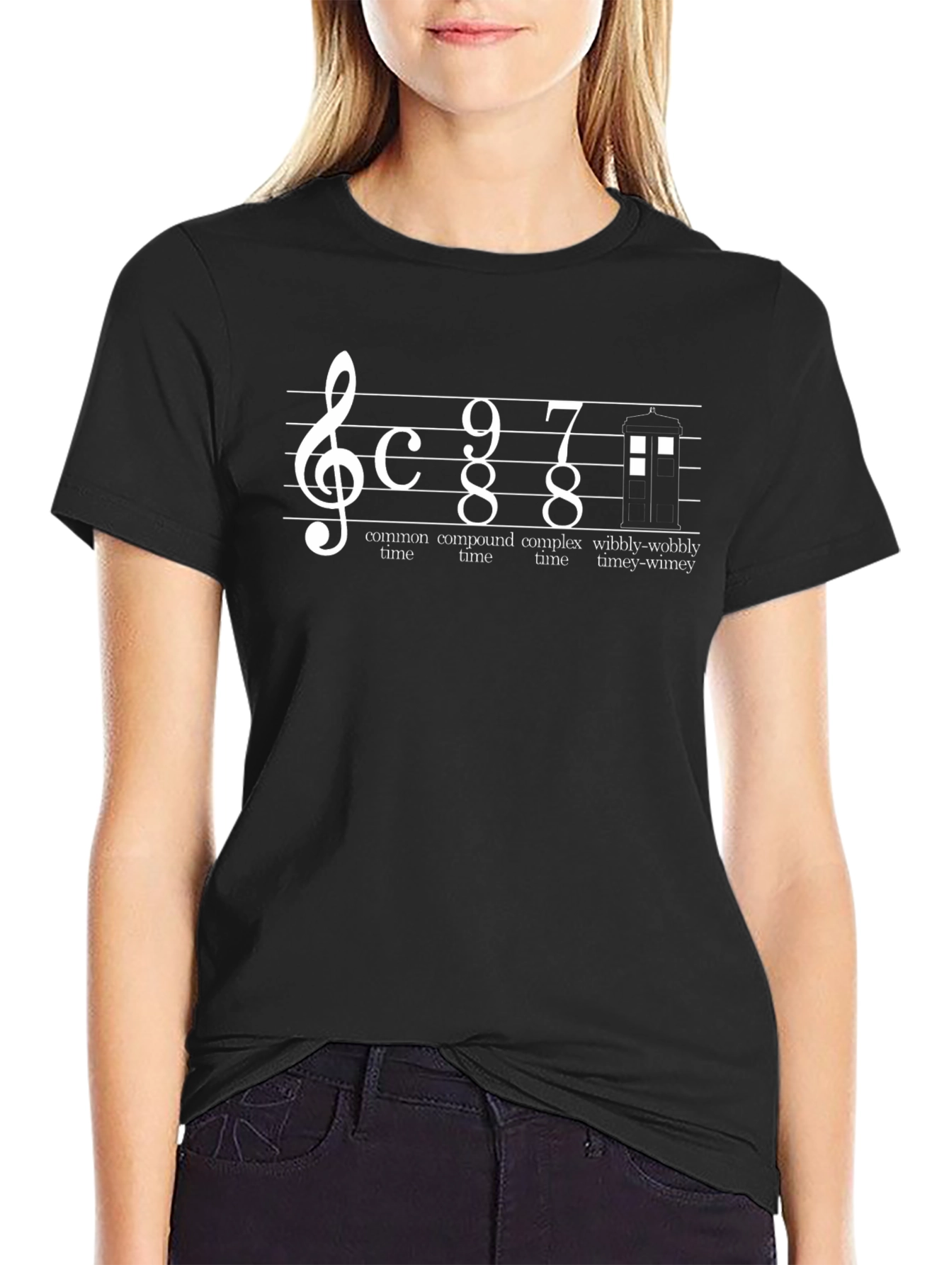 Doctor Who Music Note T-Shirt Timey-Wimey