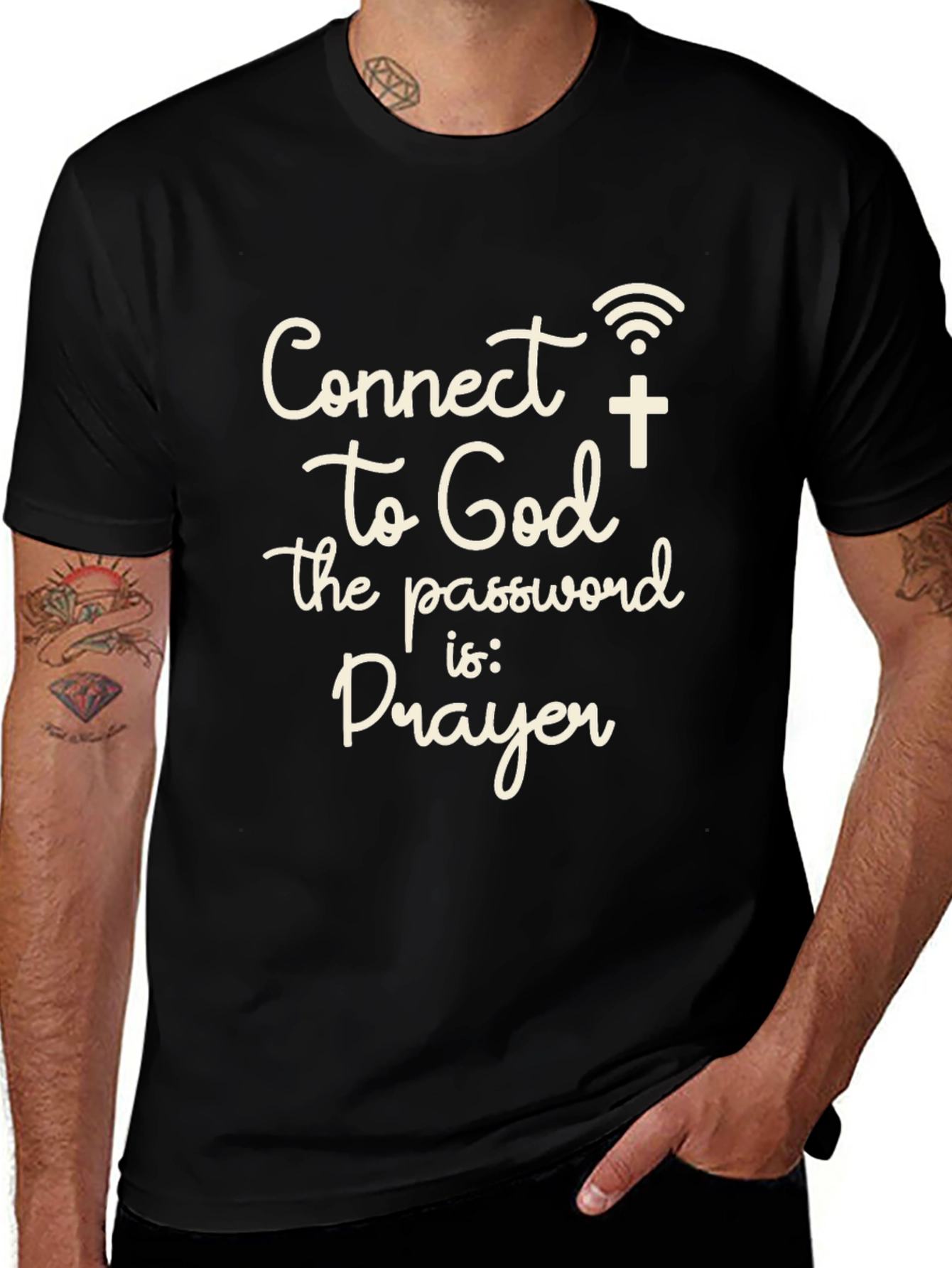 Connect to God Prayer T-Shirt