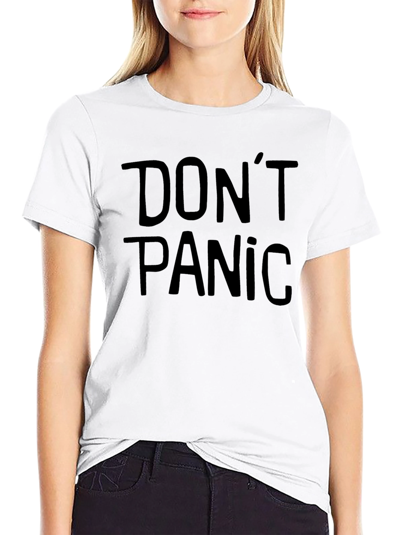 Dont Panic T-Shirt - Classic Slogan Tee
