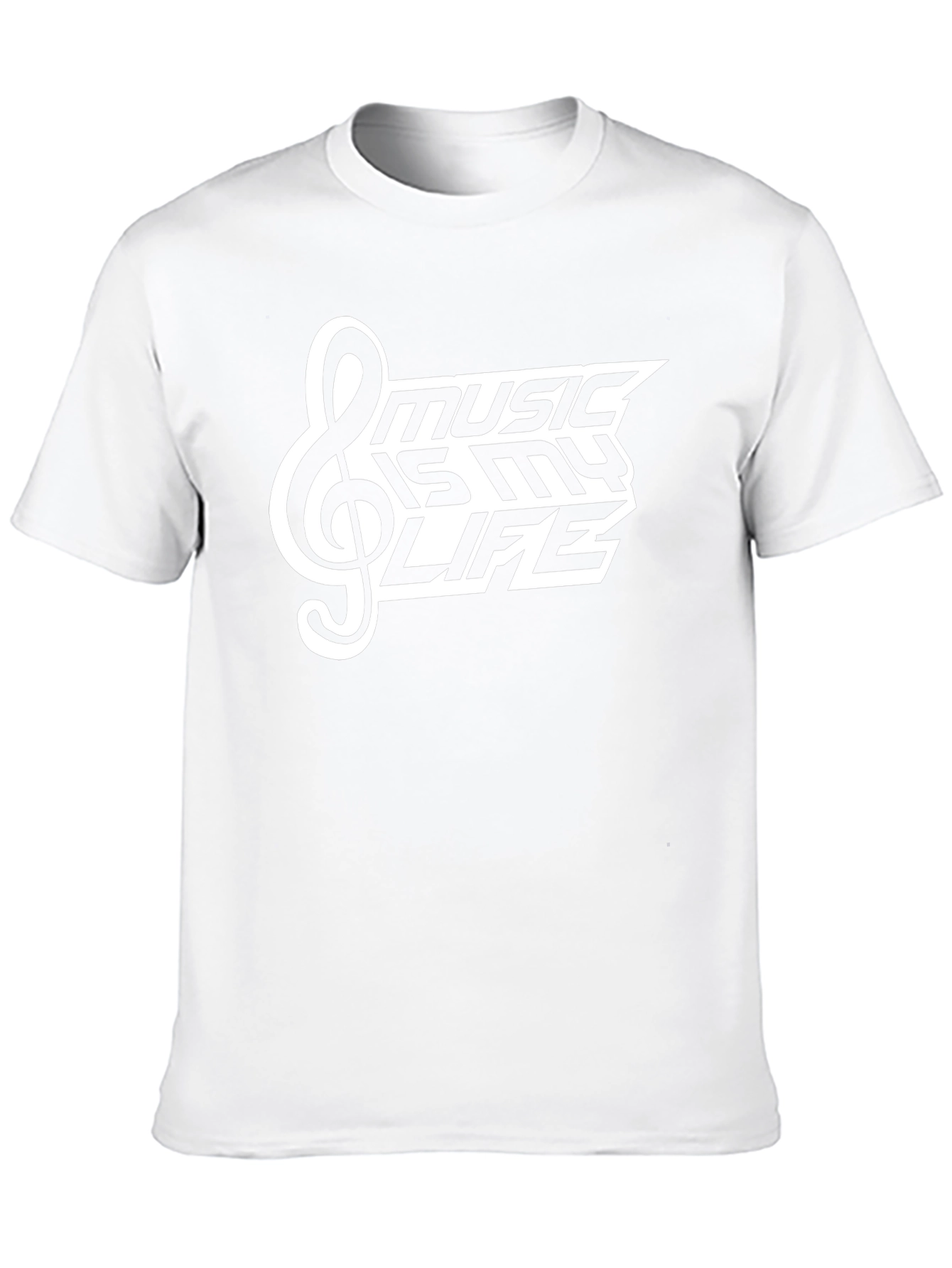 Music Is My Life Black T-Shirt