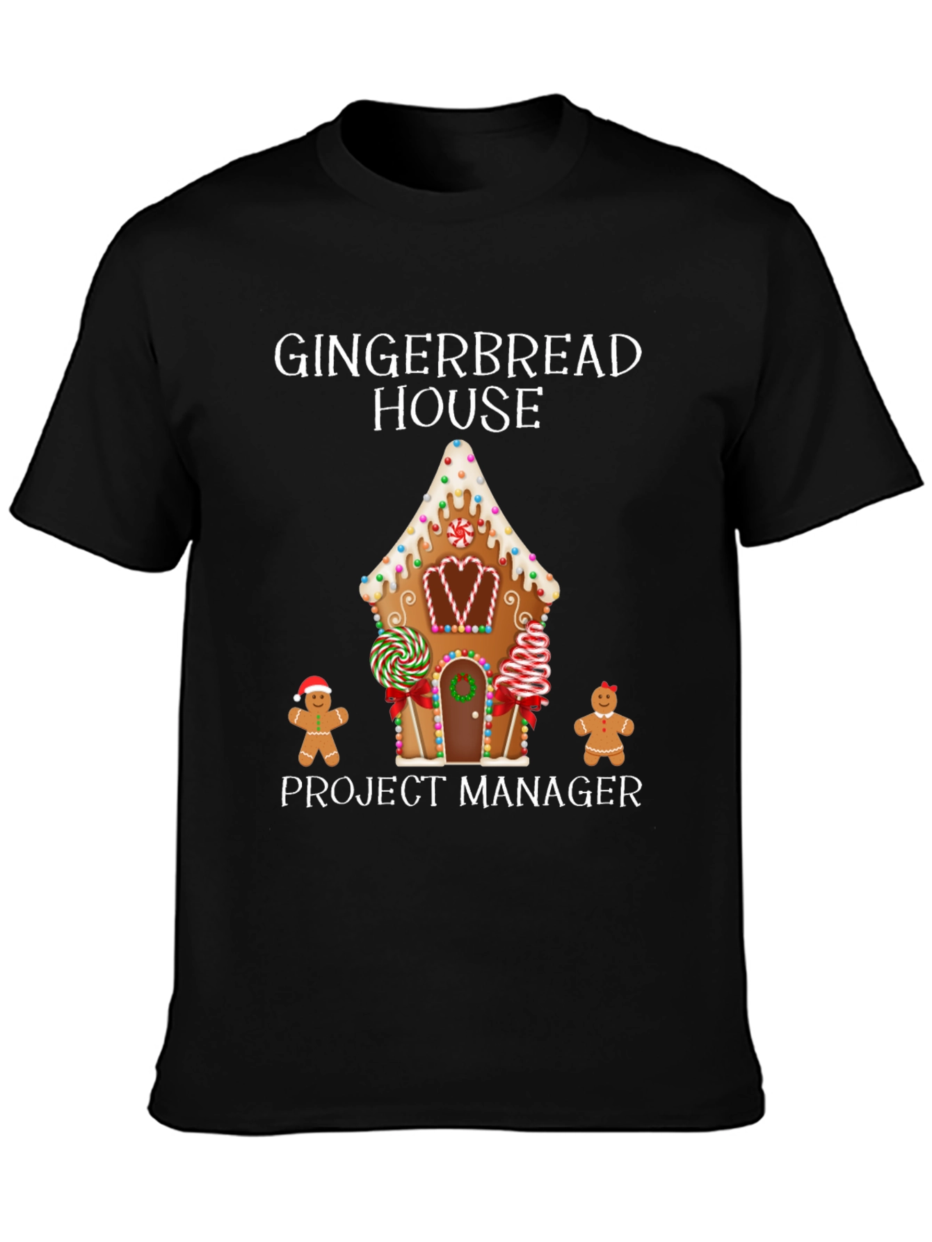 Gingerbread House Project Manager T-Shirt