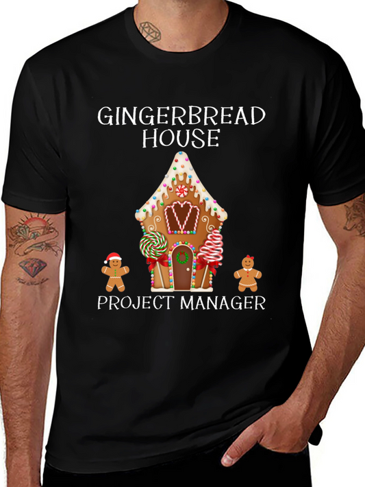 Gingerbread House Project Manager T-Shirt