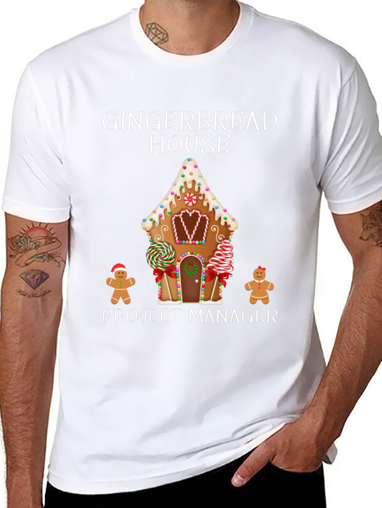 Gingerbread House Project Manager T-Shirt